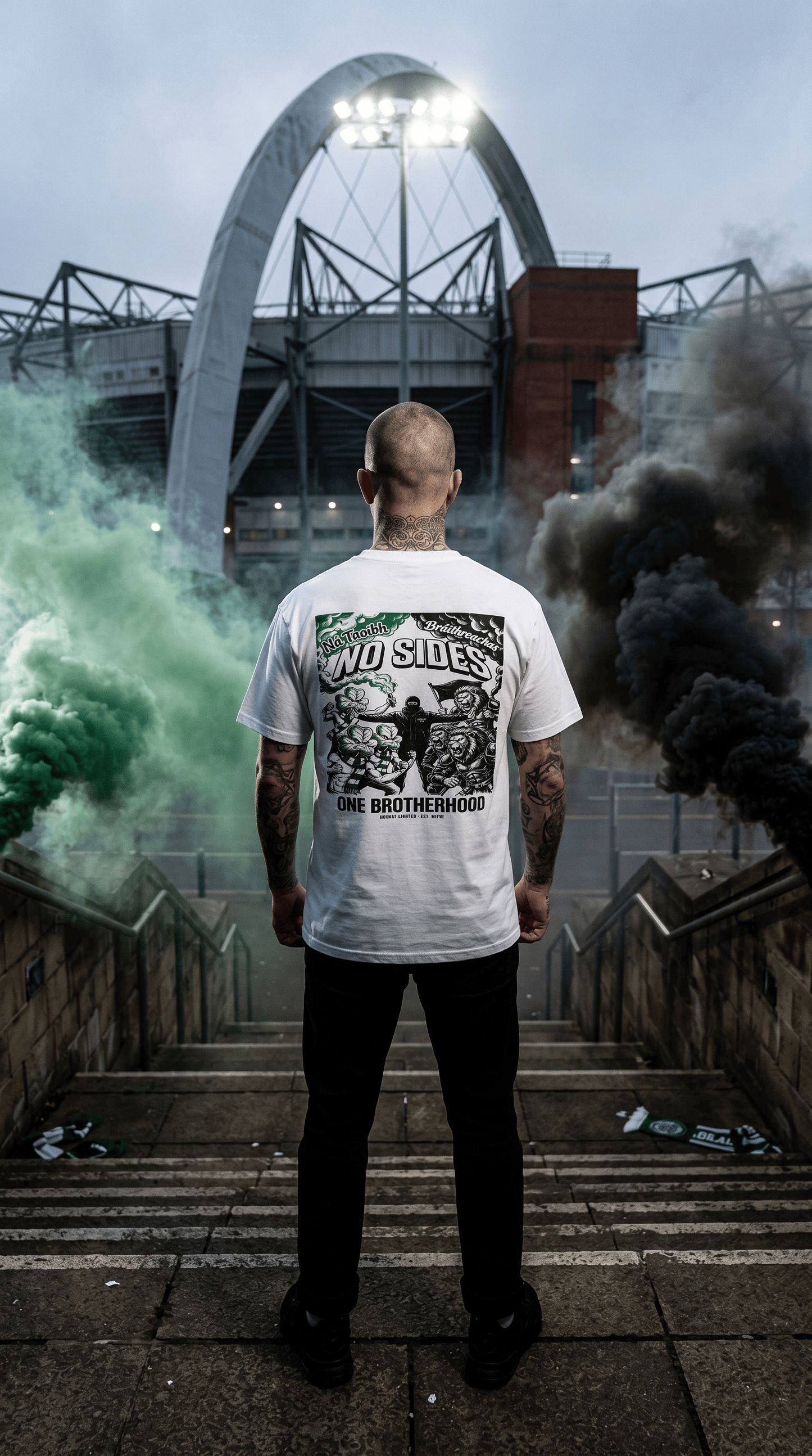 Printify T-Shirt Euro Male - Irish Brotherhood Summer Tee