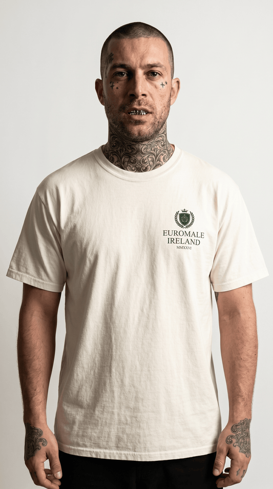 Printify T-Shirt Ivory / XL Euro Male - Eternal Debate Tee