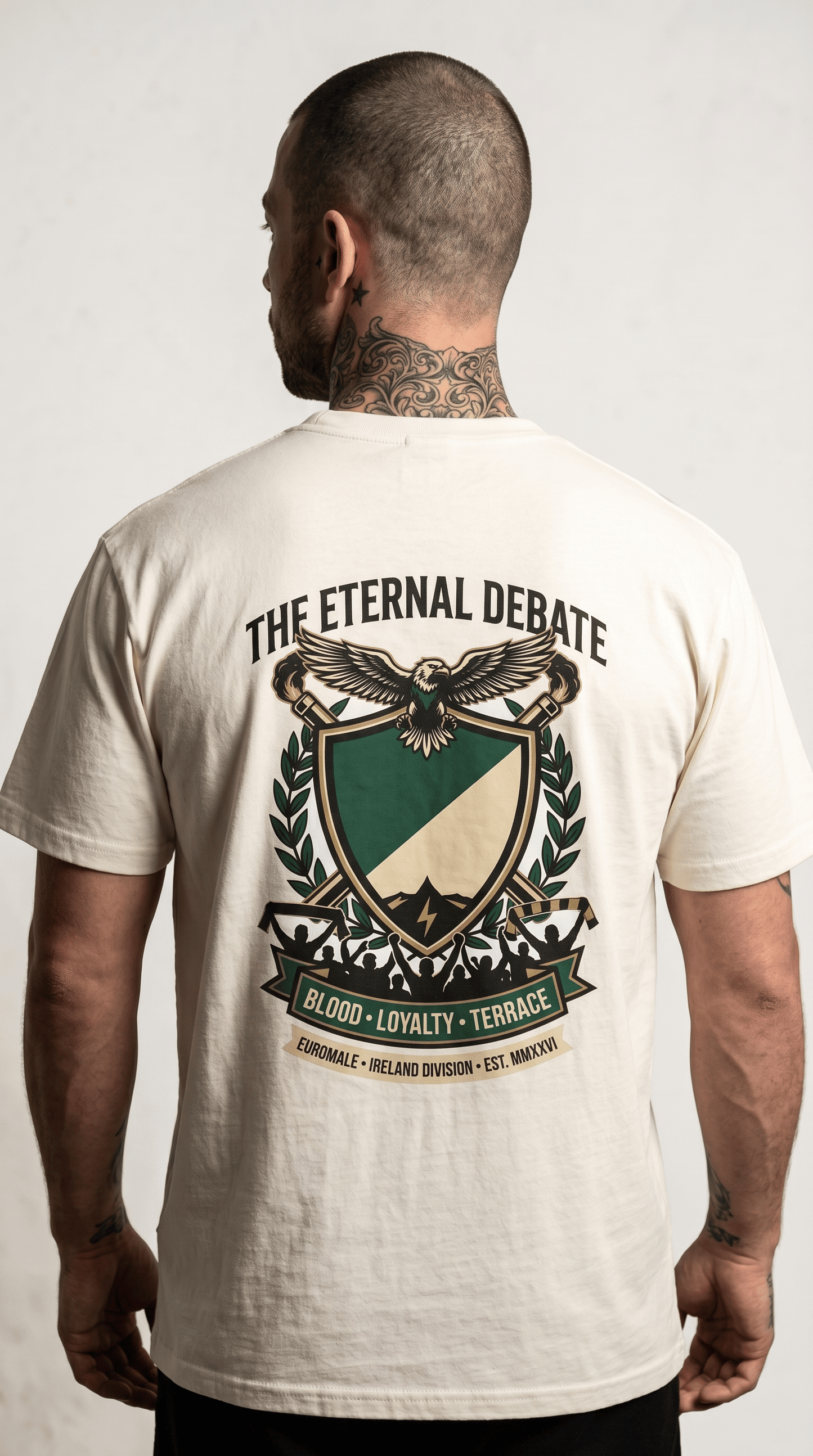 Printify T-Shirt Euro Male - Eternal Debate Tee