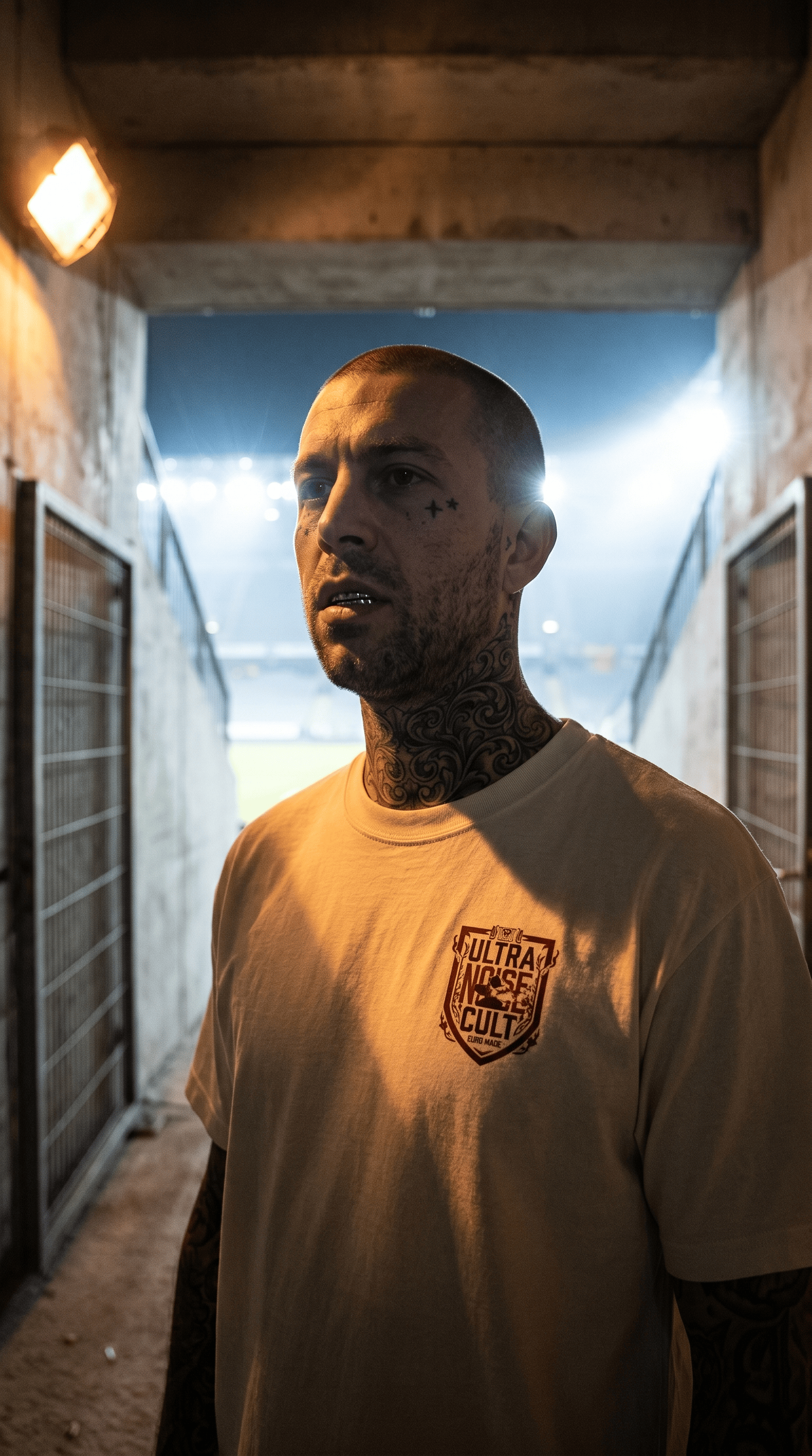 Printify T-Shirt White / S Ultra Noise Cult T-Shirt — Graphic Band/Streetwear Tee