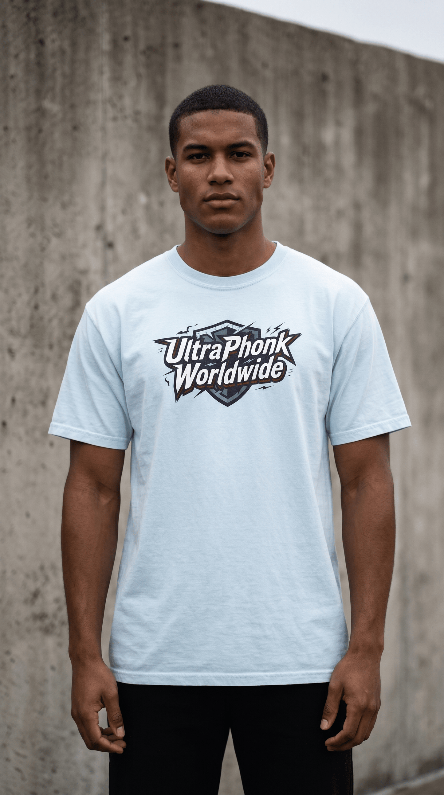 Printify T-Shirt Chambray / S Phonk Core Ultras T-Shirt — "UltraPhonk Worldwide" Graphic Tee