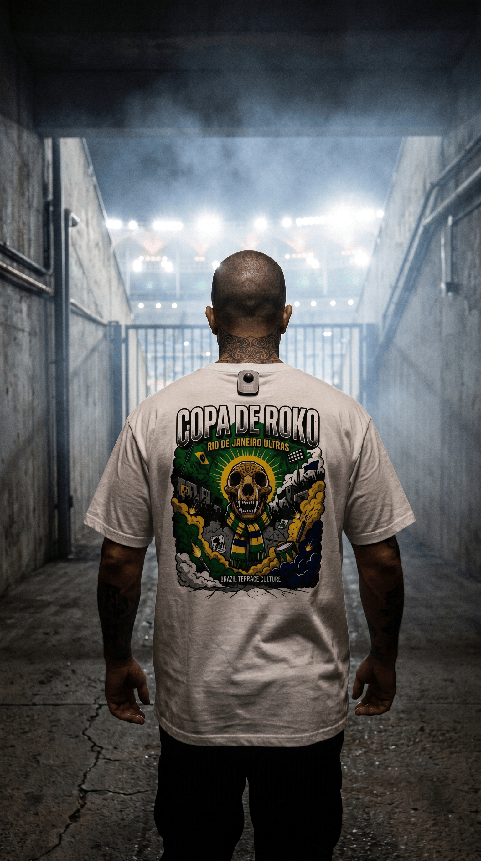 Printify T-Shirt Roko's Ultra Male Brasil Copa de Roko