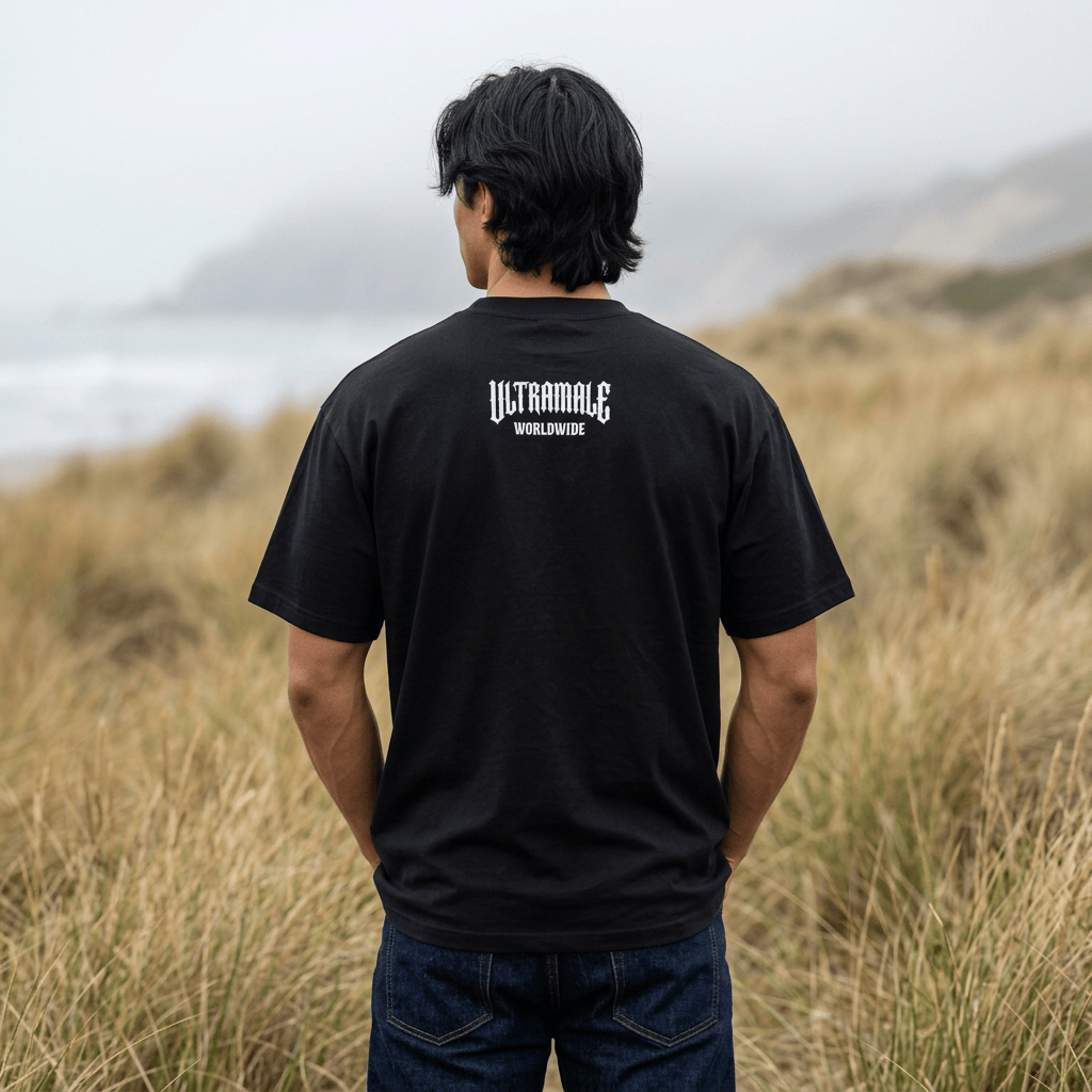 Printify T-Shirt Black / S UltraMale Flow State Ultramaxxing Tee