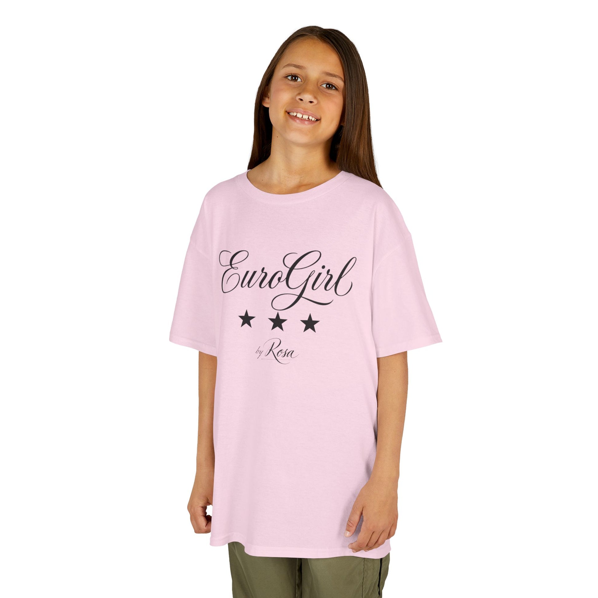 Printify Kids clothes EuroGirl Kids Tee — Cute European-Inspired Graphic Shirt