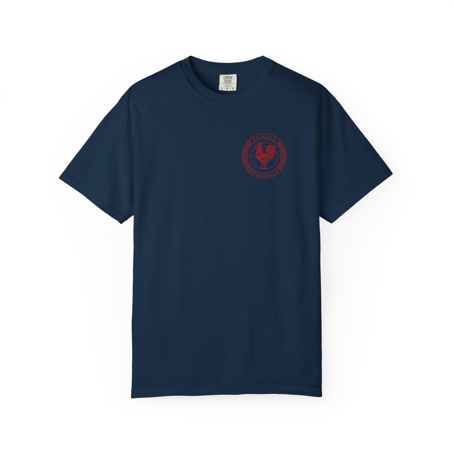 Printify T-Shirt Euro Male Allez Les Bleus Cotton Tee