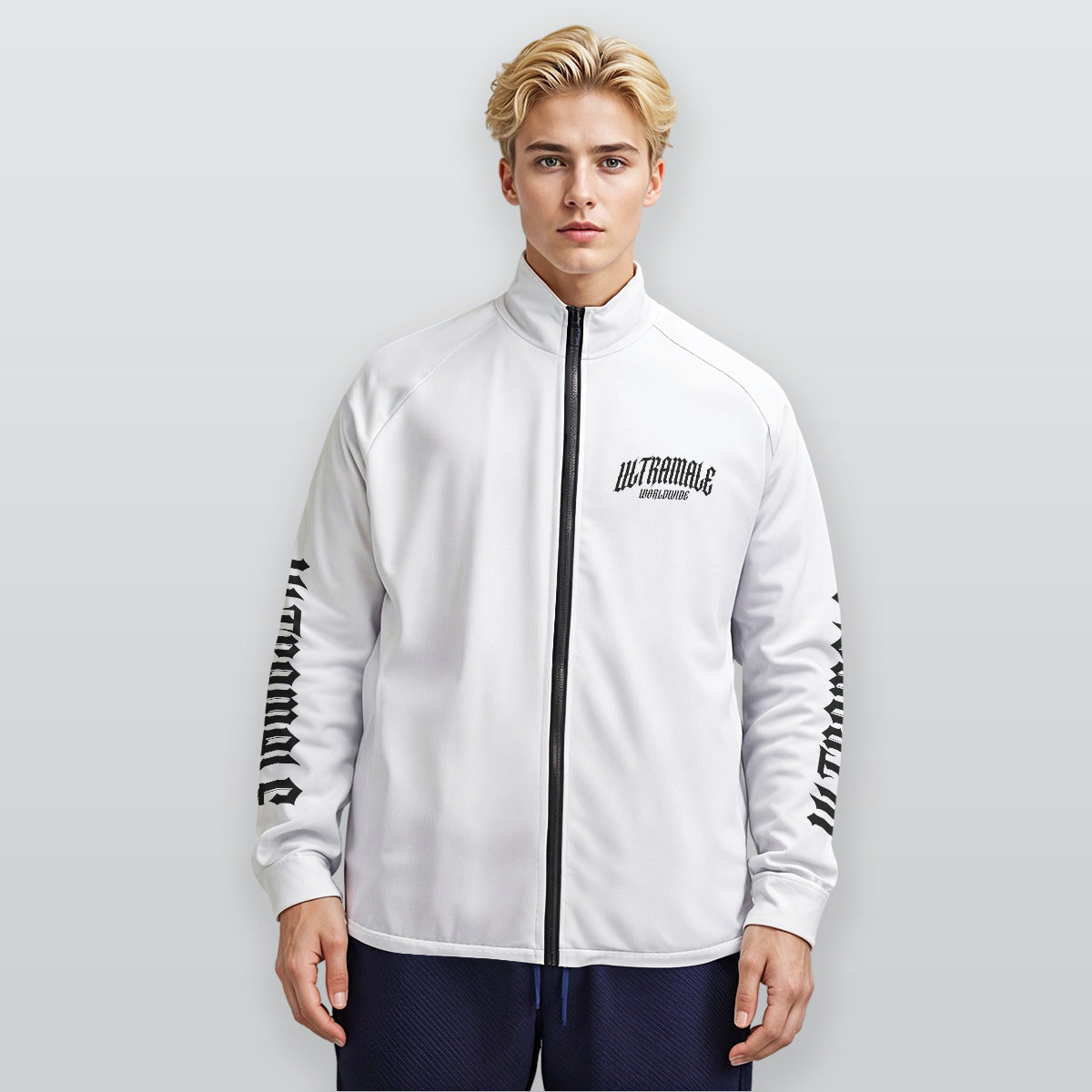 Yoycol XS / White UltraMale Santa Muerte Stadium Jacket