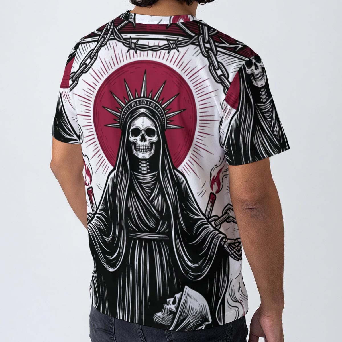 Yoycol UltraMale Santa Muerte all over Tee