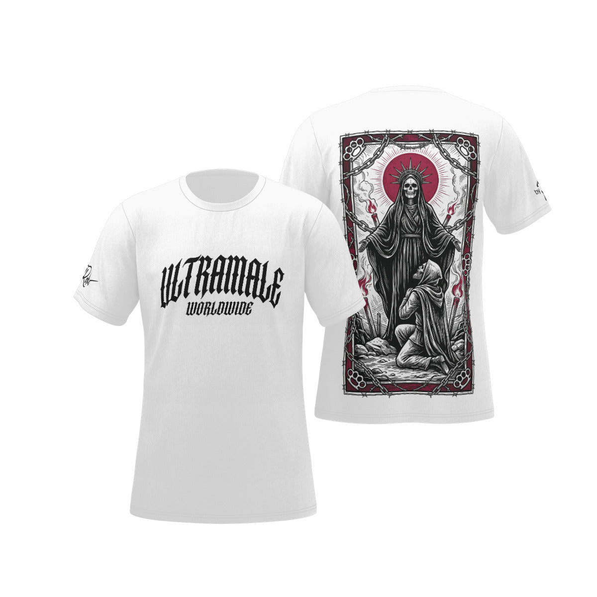 Yoycol XS / White UltraMale Santa Muerte Tee