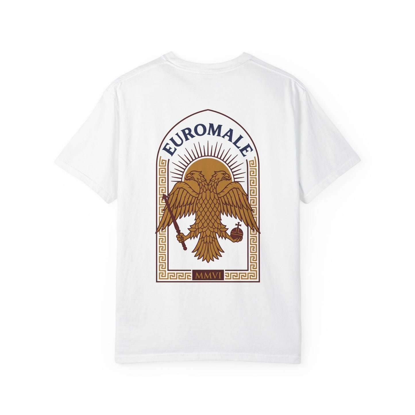Printify T-Shirt Euro Male Byzantine Ivory Tee