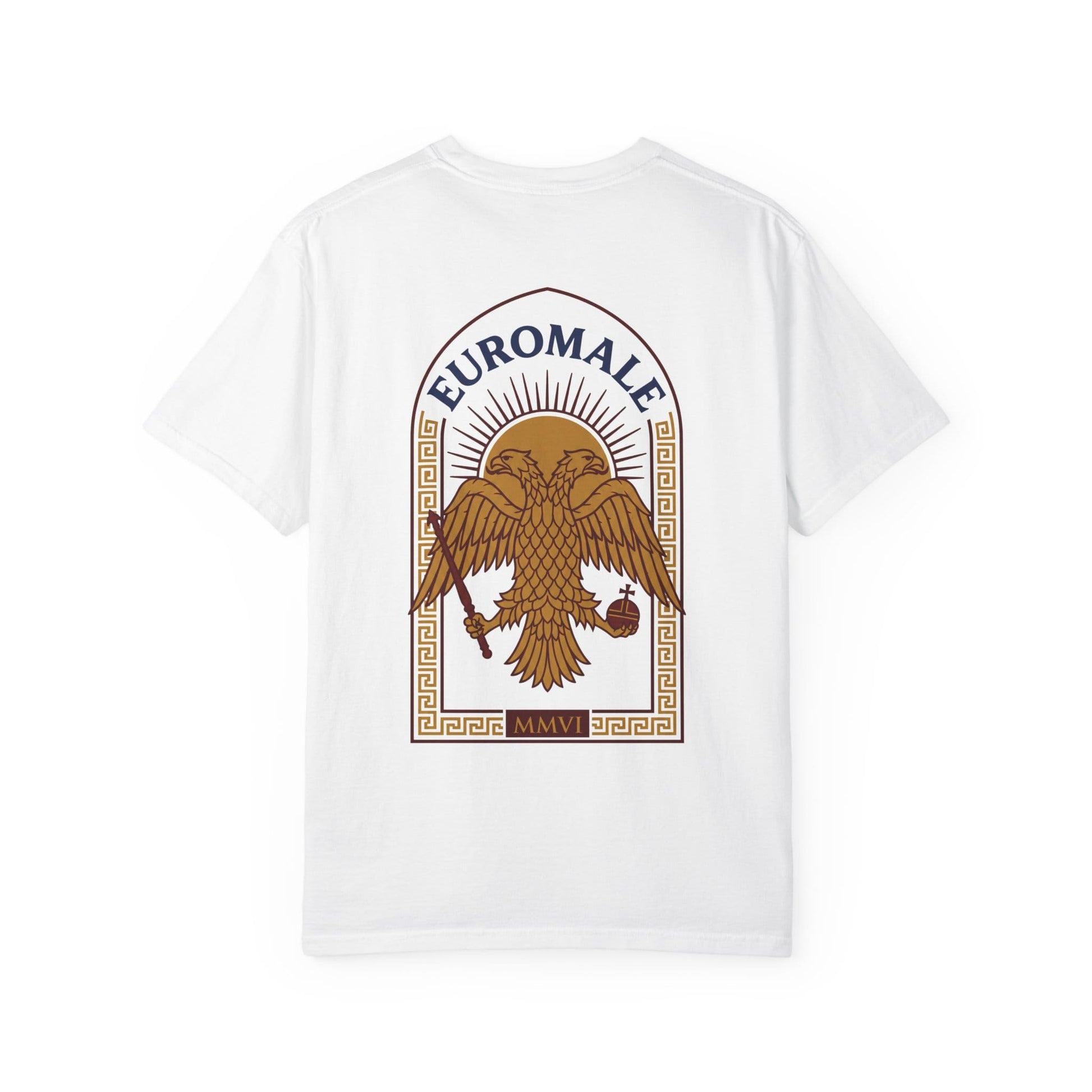 Printify T-Shirt Euro Male Byzantine Ivory Tee