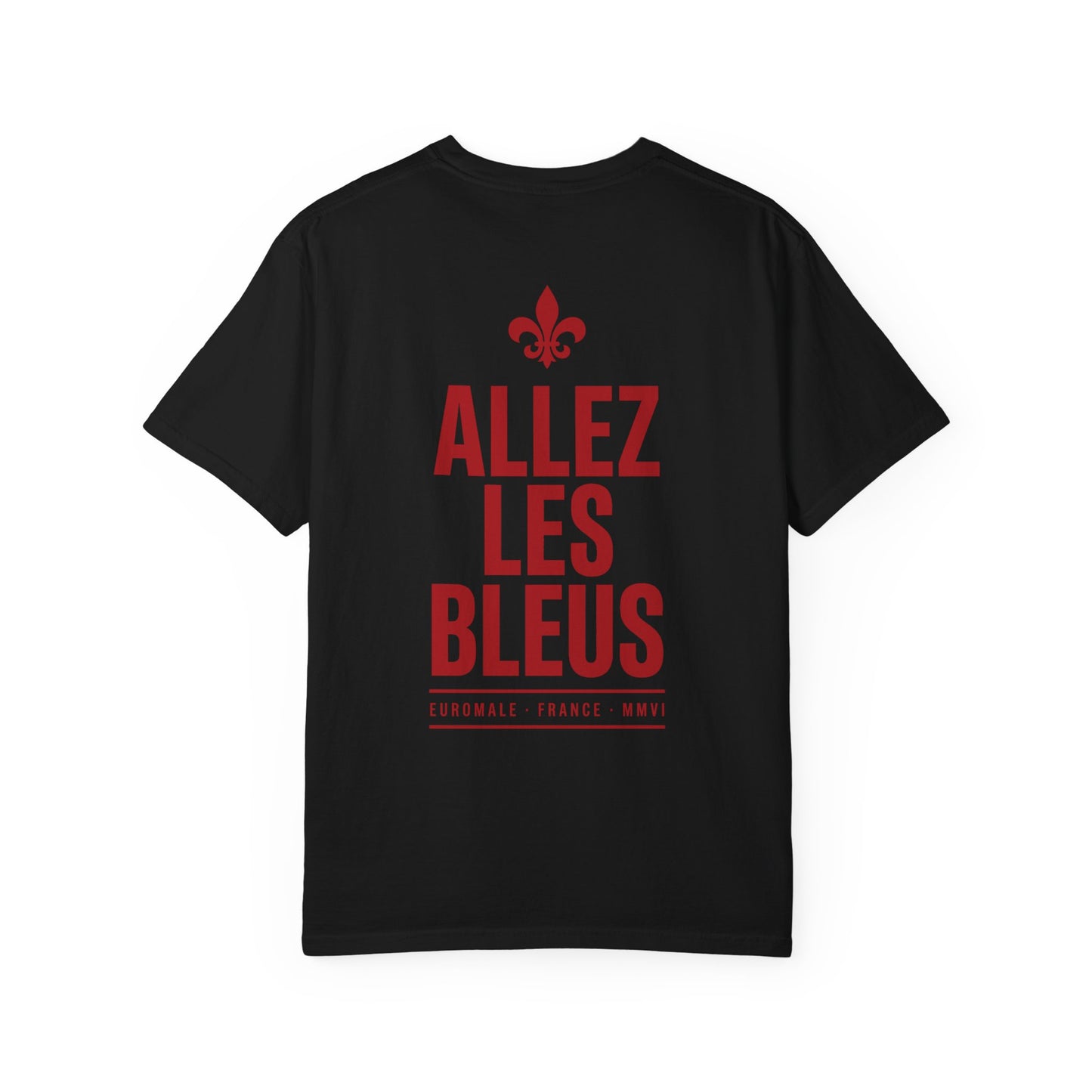 Printify T-Shirt Euro Male Allez Les Bleus Cotton Tee