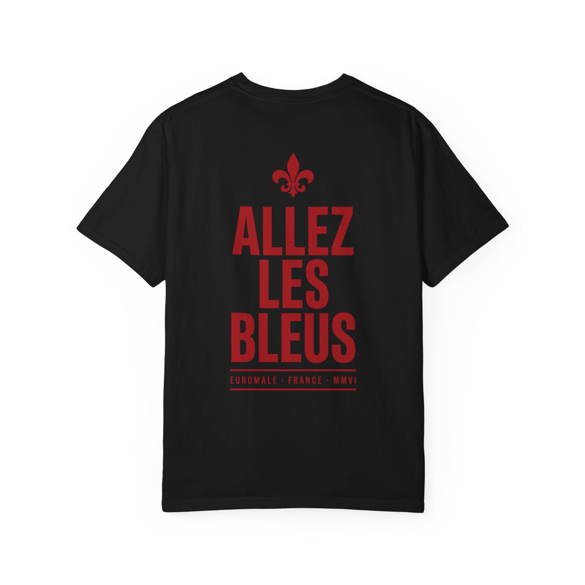 Printify T-Shirt Euro Male Allez Les Bleus Cotton Tee