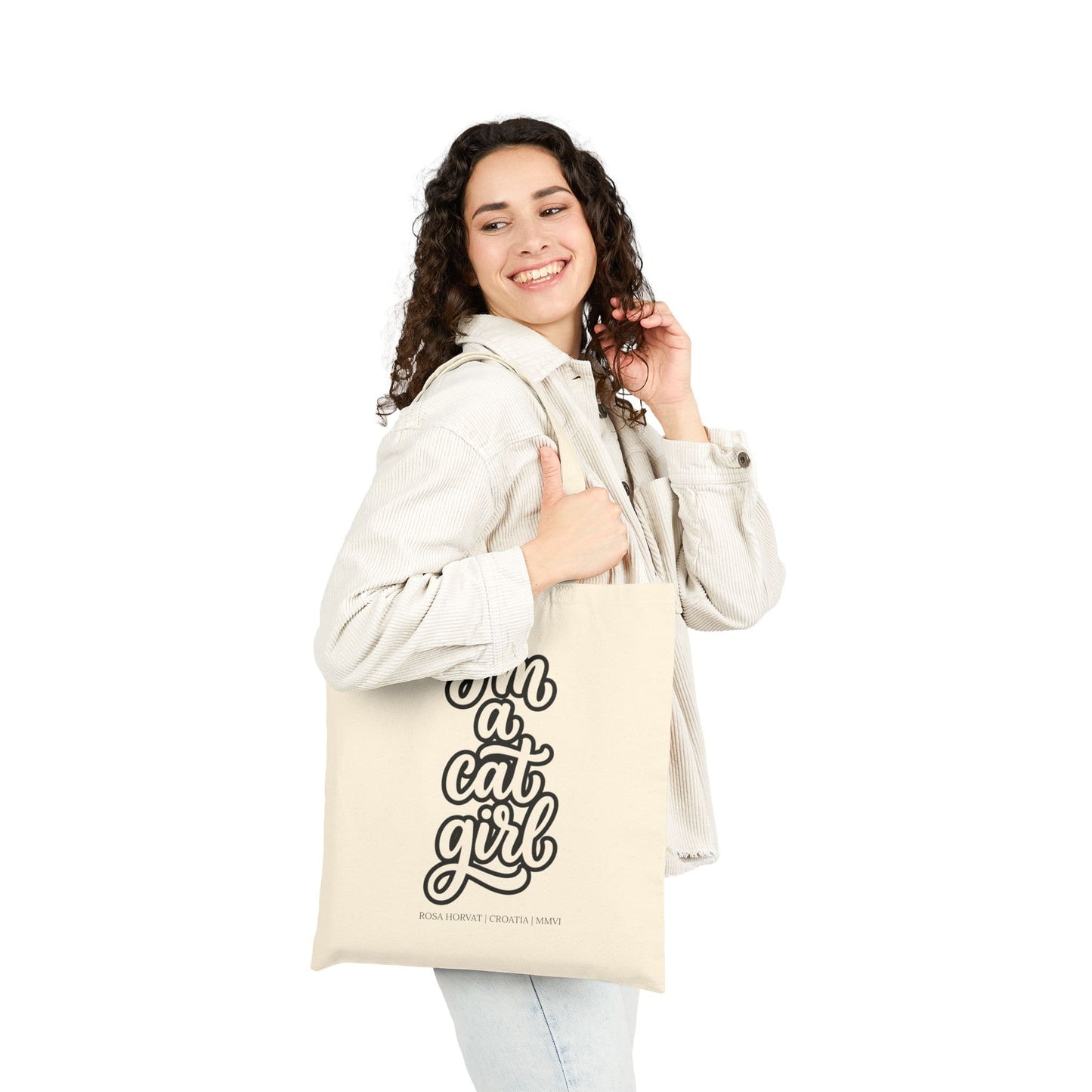 Printify Bags Rosa Club Cat Bag