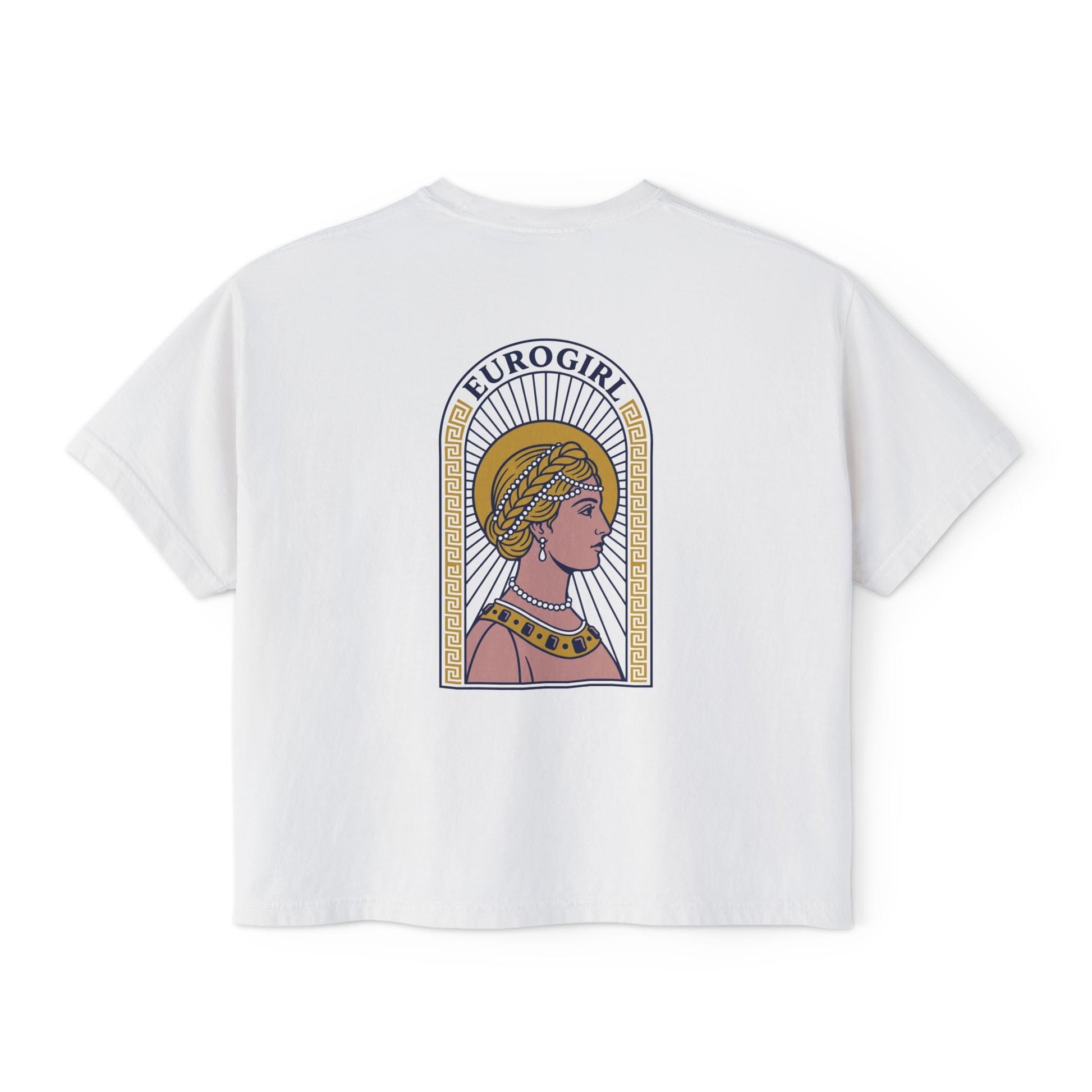 Printify T-Shirt Euro Girl Byzantine Crop