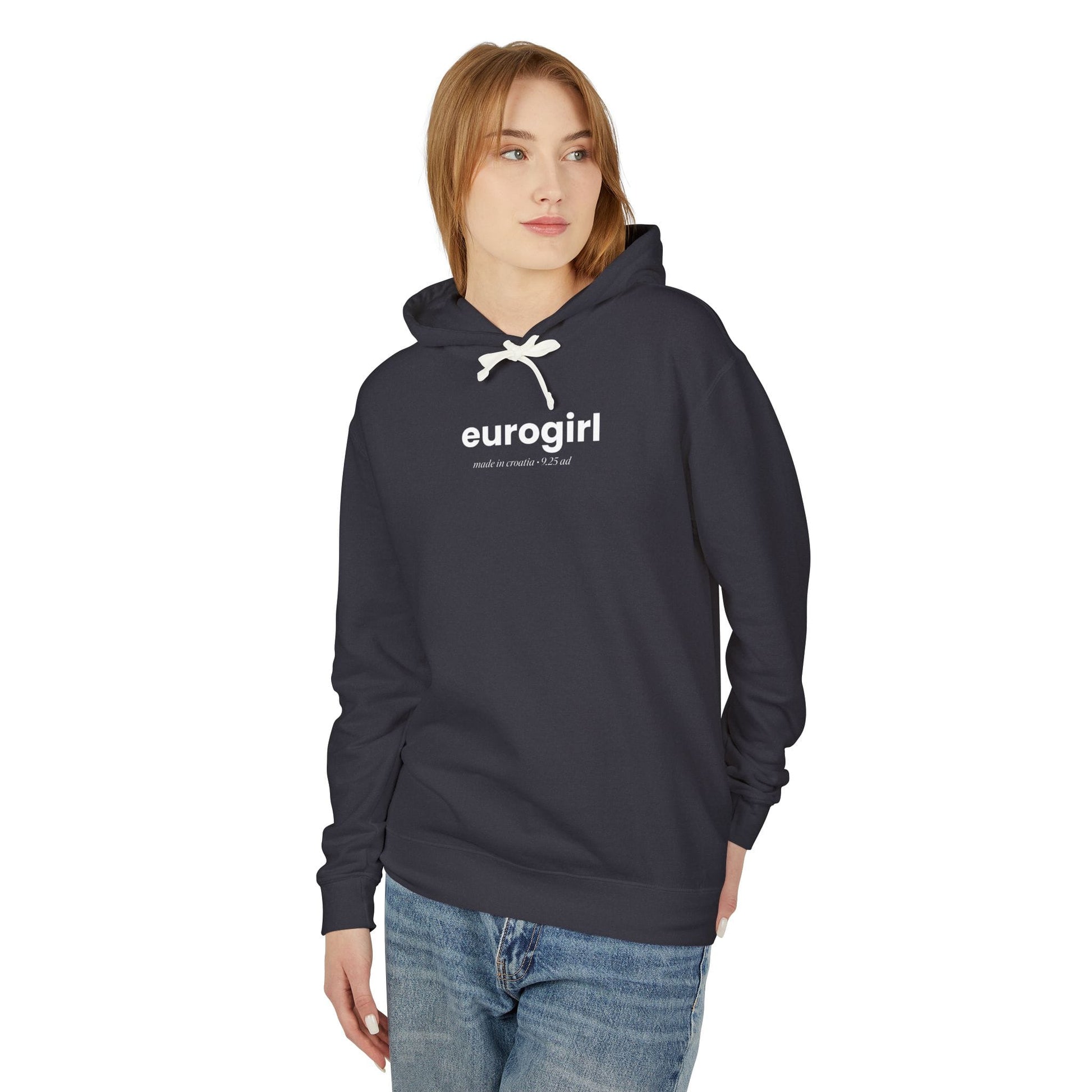 Printify Hoodie EuroGirl Baby Blue Pullover