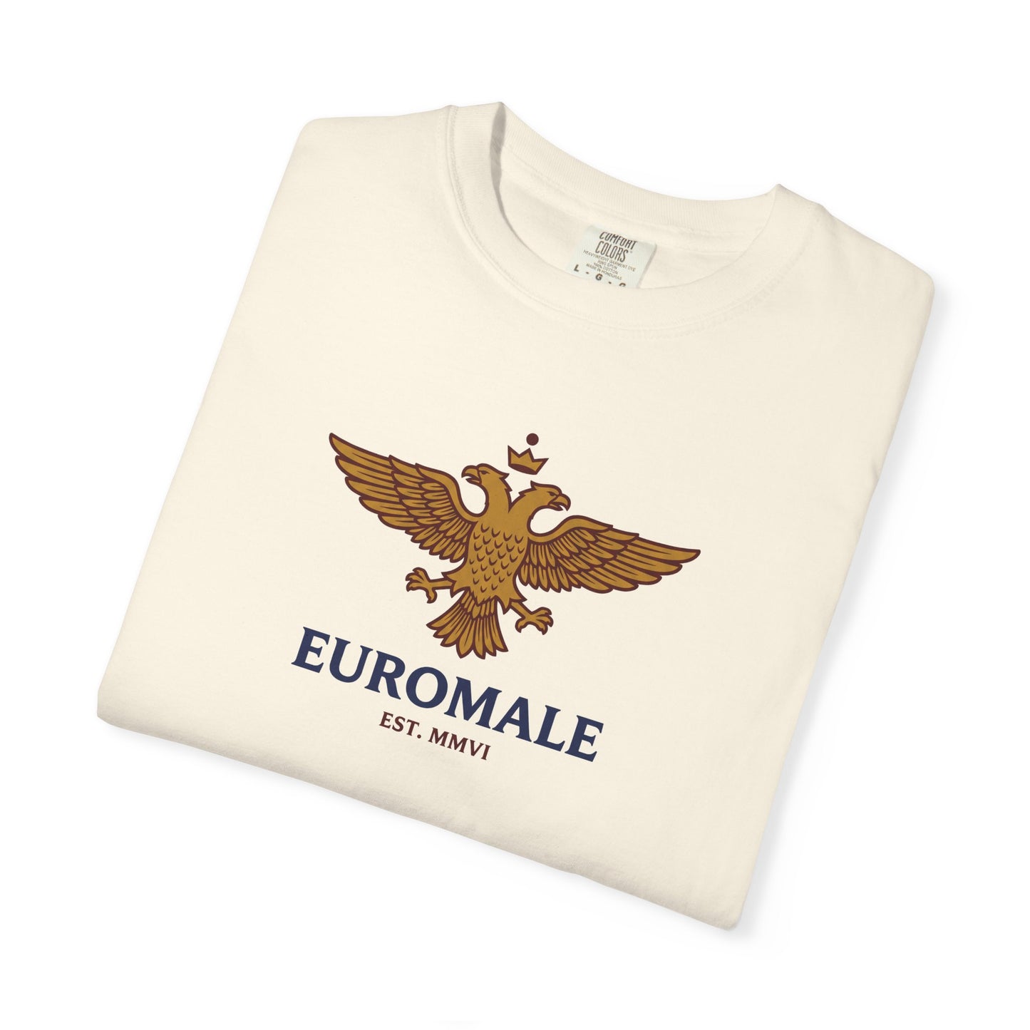Printify T-Shirt Euro Male Byzantine Ivory Tee