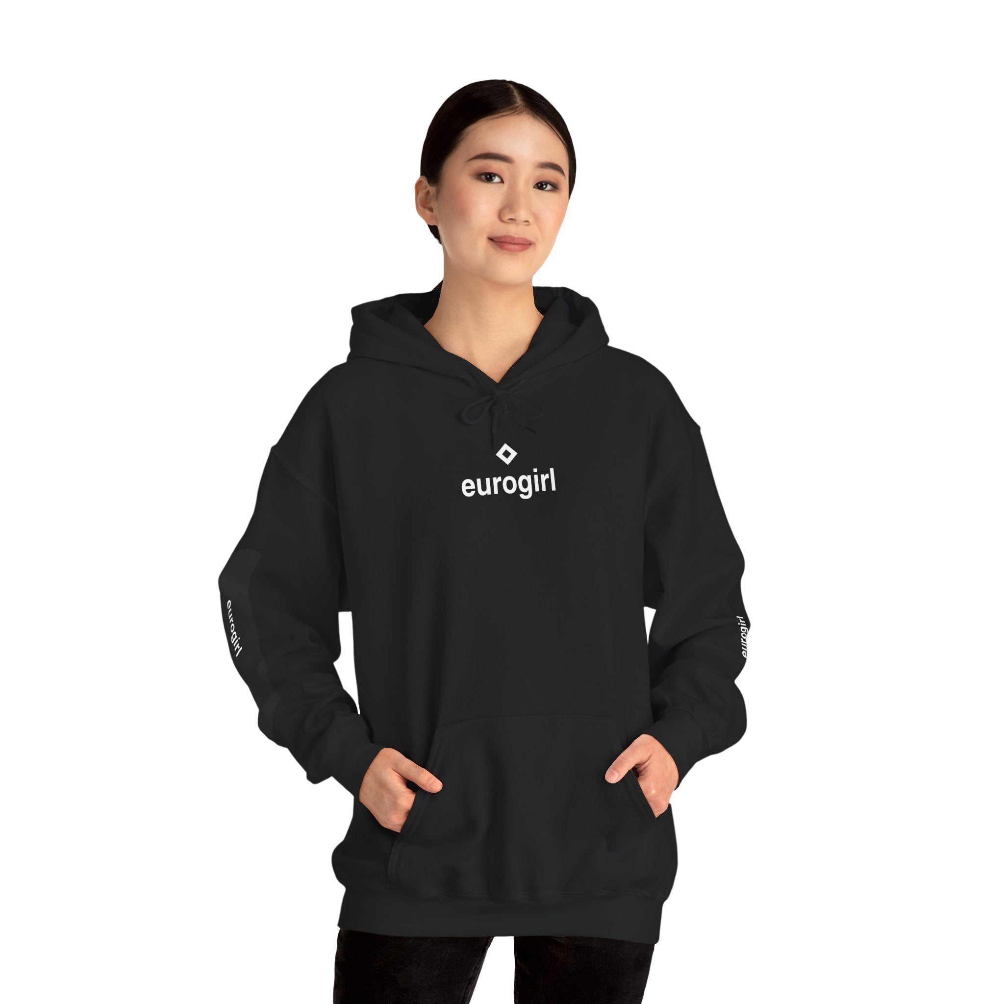 EuroGirl Black Spring Hoodie