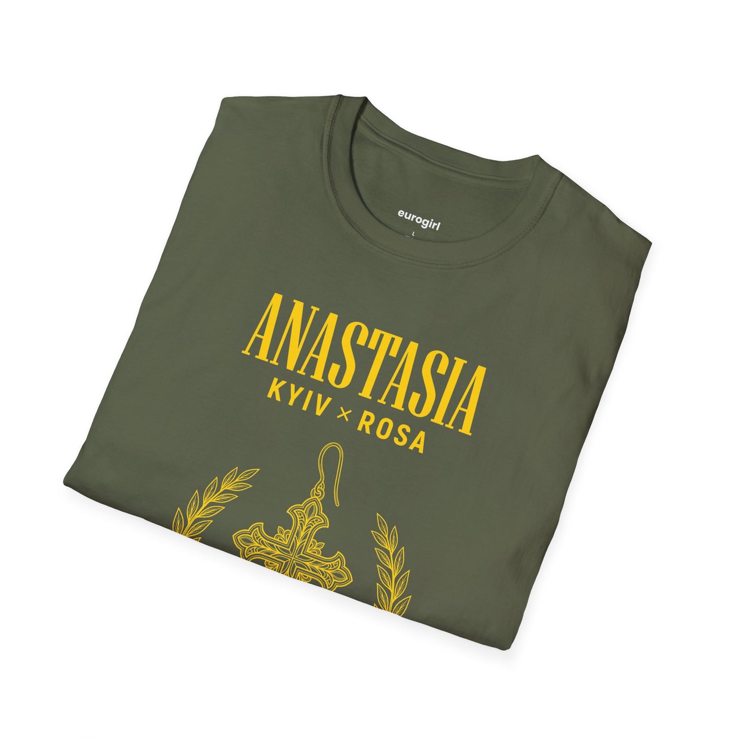 EuroGirl Anastasiax Rosa Kyiv Cross T-Shirt