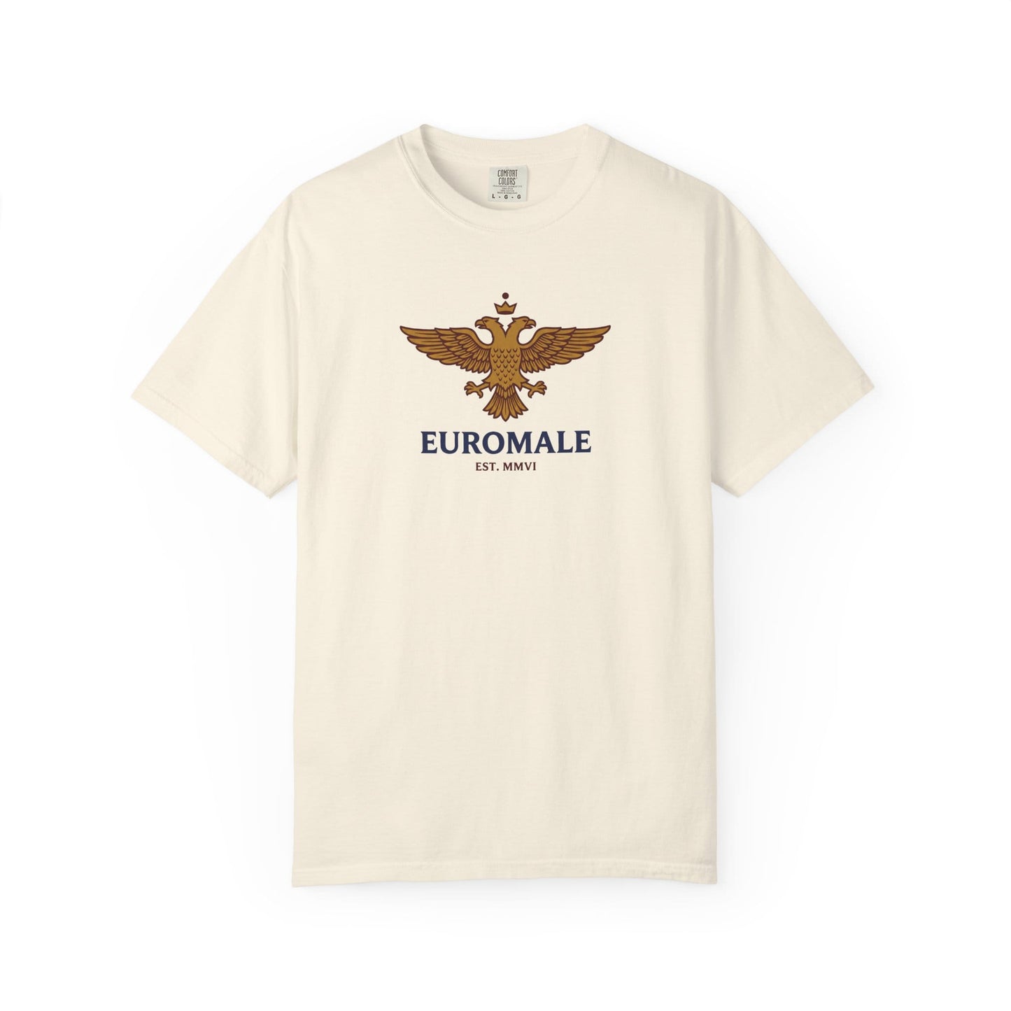 Printify T-Shirt Euro Male Byzantine Ivory Tee