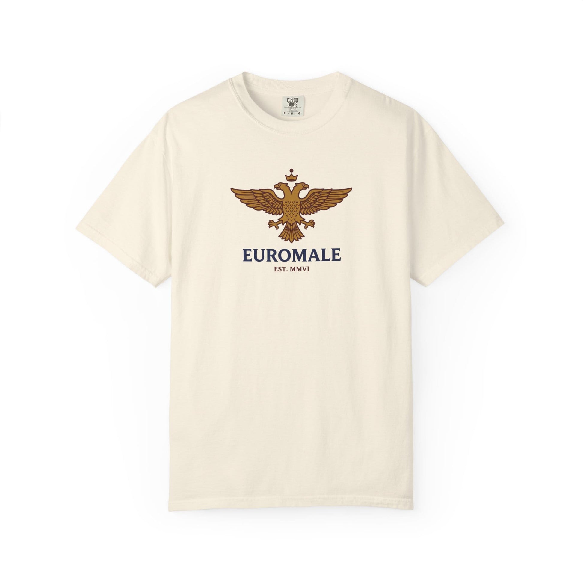 Printify T-Shirt Euro Male Byzantine Ivory Tee