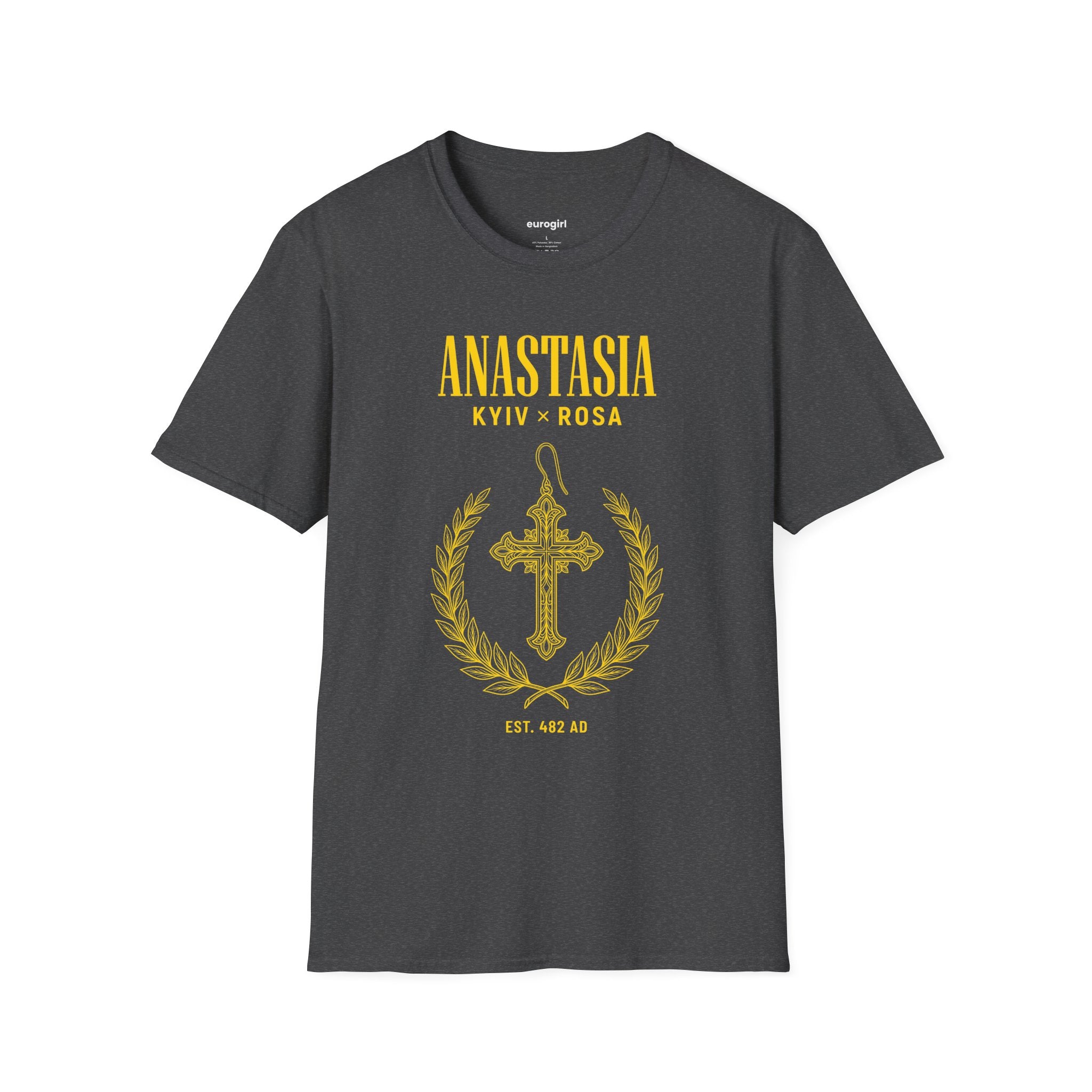EuroGirl Anastasiax Rosa Kyiv Cross T-Shirt