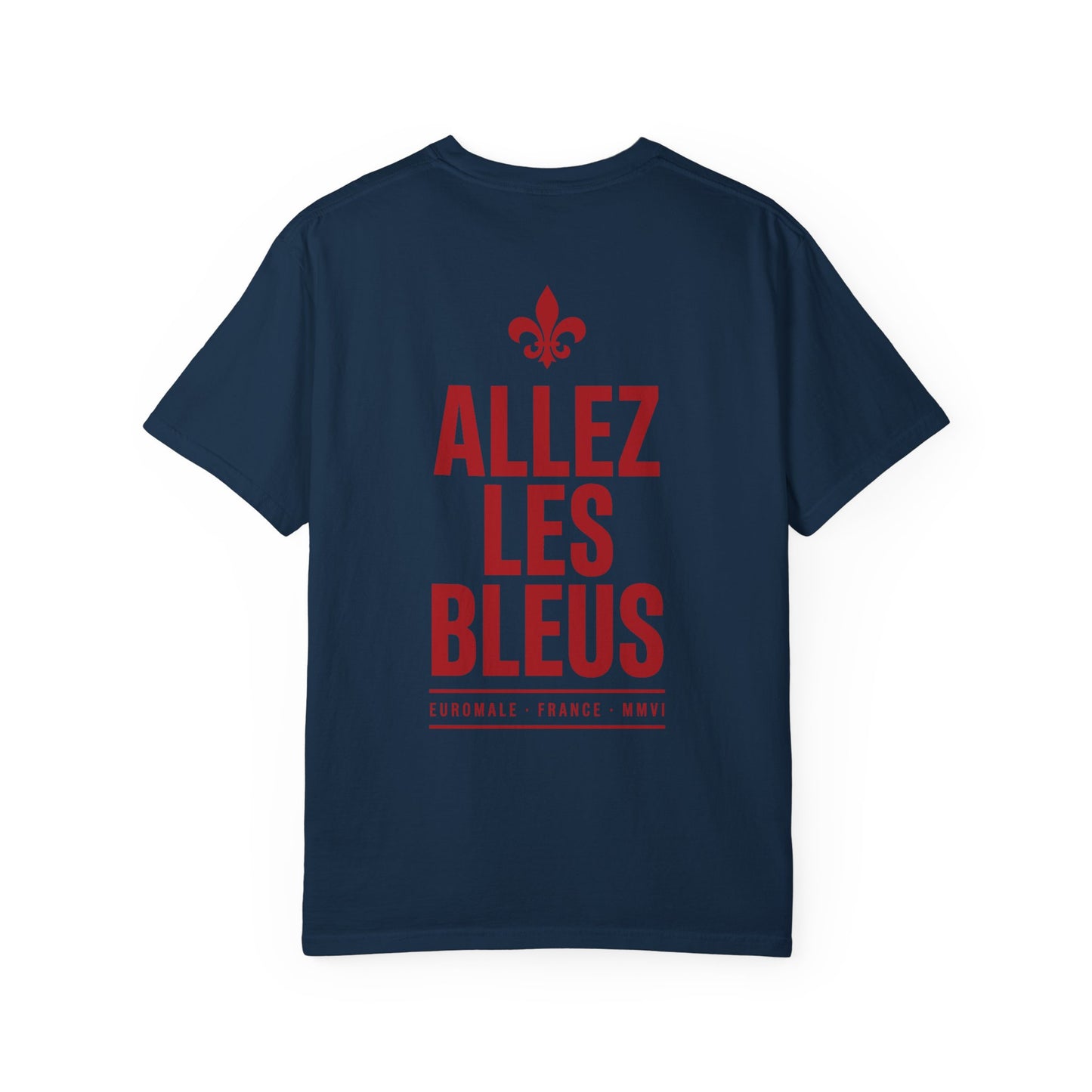 Printify T-Shirt Euro Male Allez Les Bleus Cotton Tee