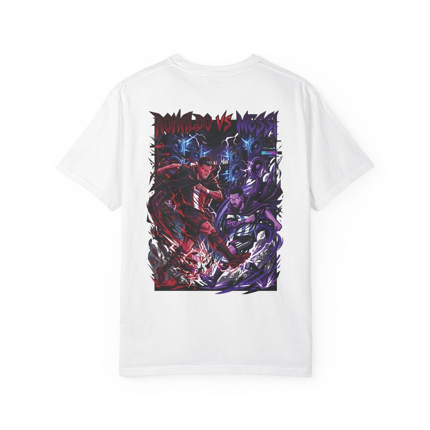 Printify T-Shirt Ronaldo vs Messi Anime T-Shirt — GOAT Football Rivalry