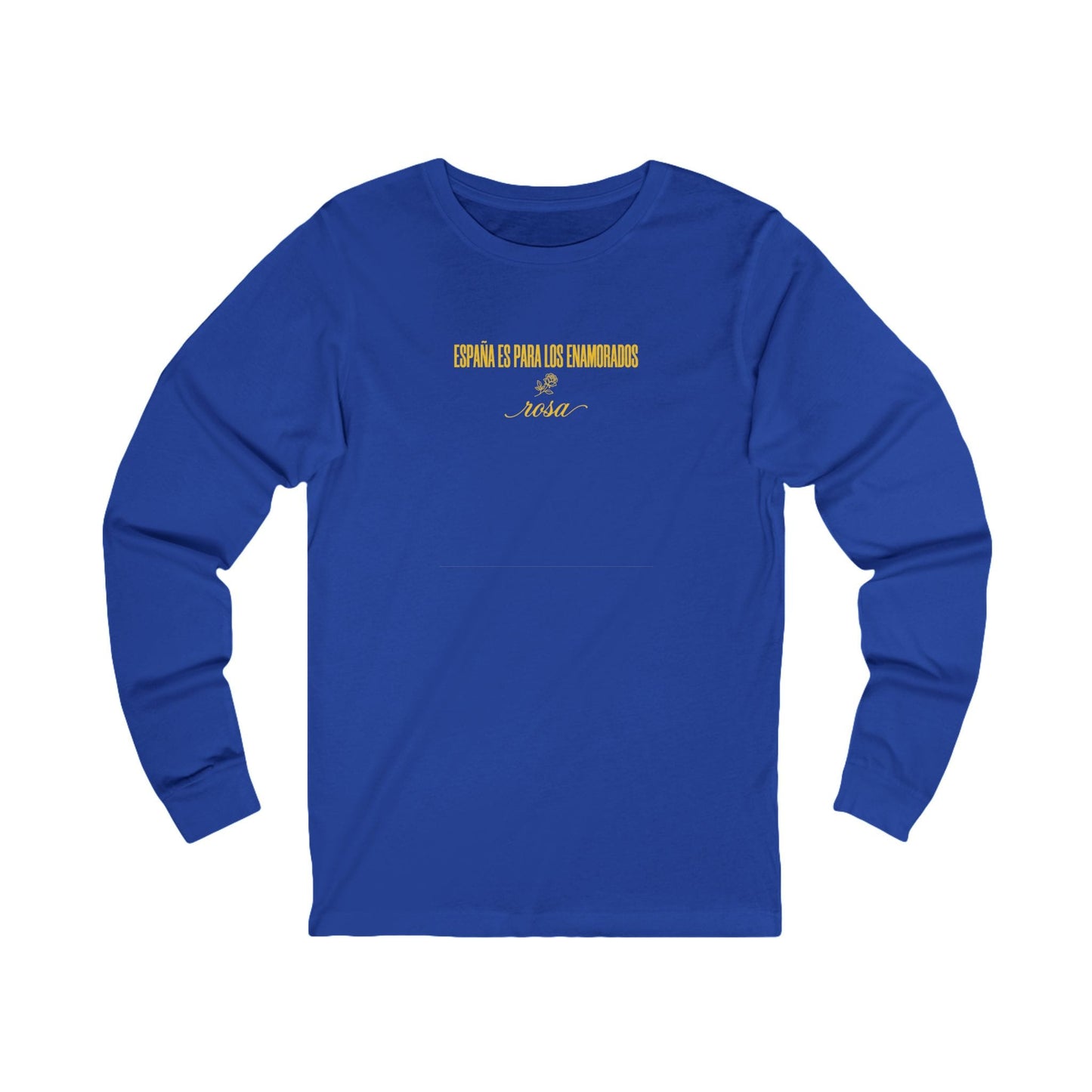 Printify Long-sleeve S / True Royal Euro Girl Barcelona Catalunya Rosa Long Sleeve Tee