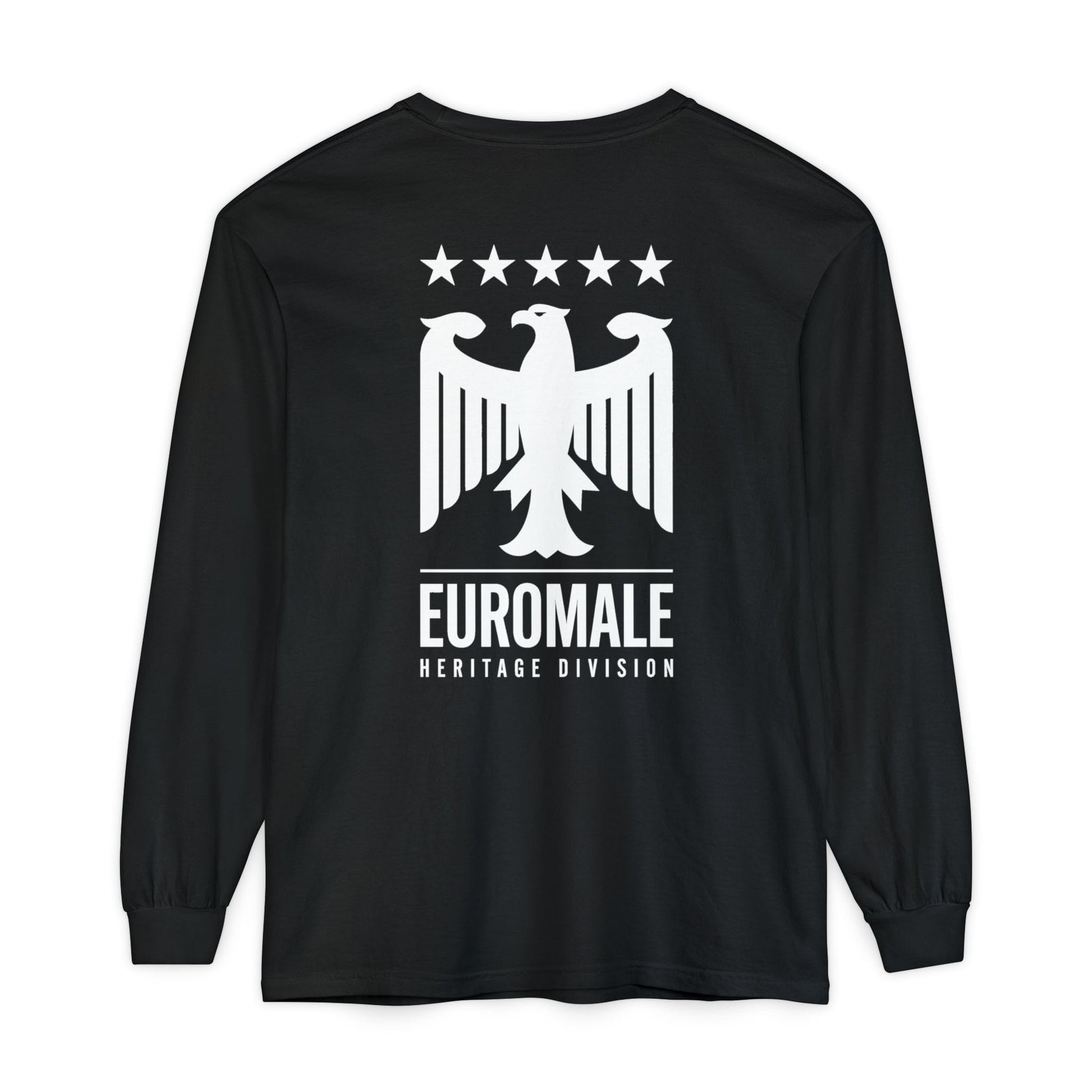 Printify Long-sleeve Euro Male Heritage Division Long Sleeve Tee