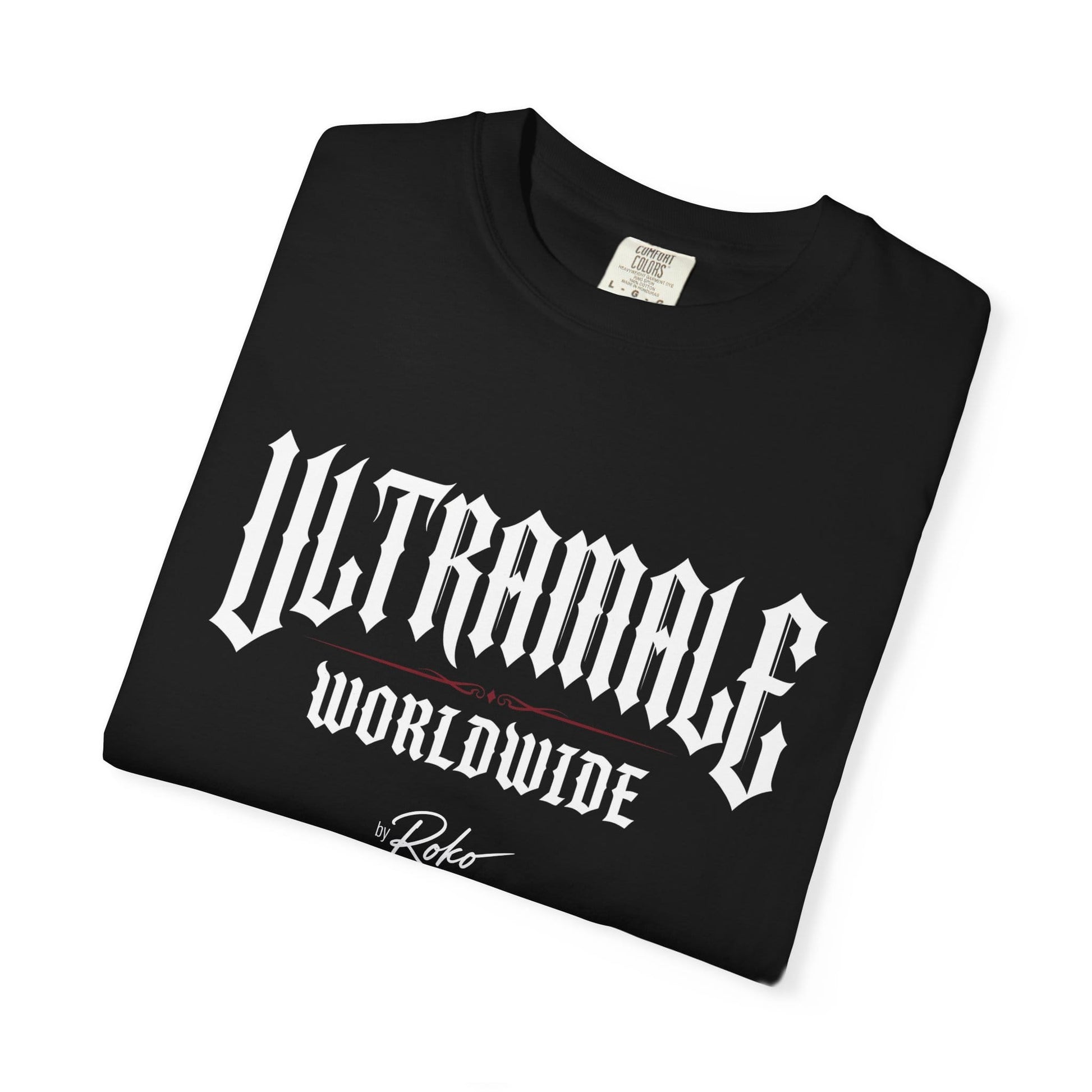 Printify T-Shirt Ultra Male Grim Reaper Back-Print T-Shirt — 'Hasta Que Muera' Gothic Graphic Tee