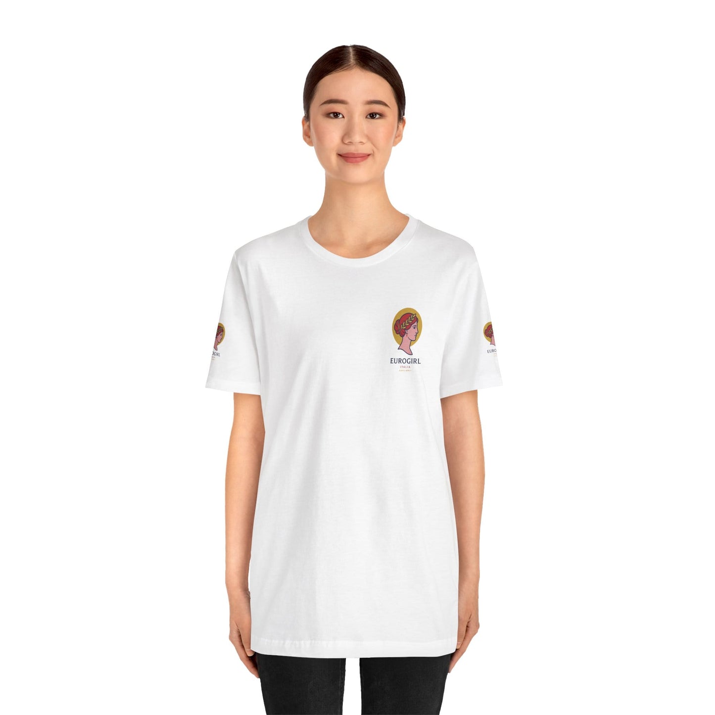 Printify T-Shirt Euro GIrl Italia - Summer Jersey Short Sleeve Tee