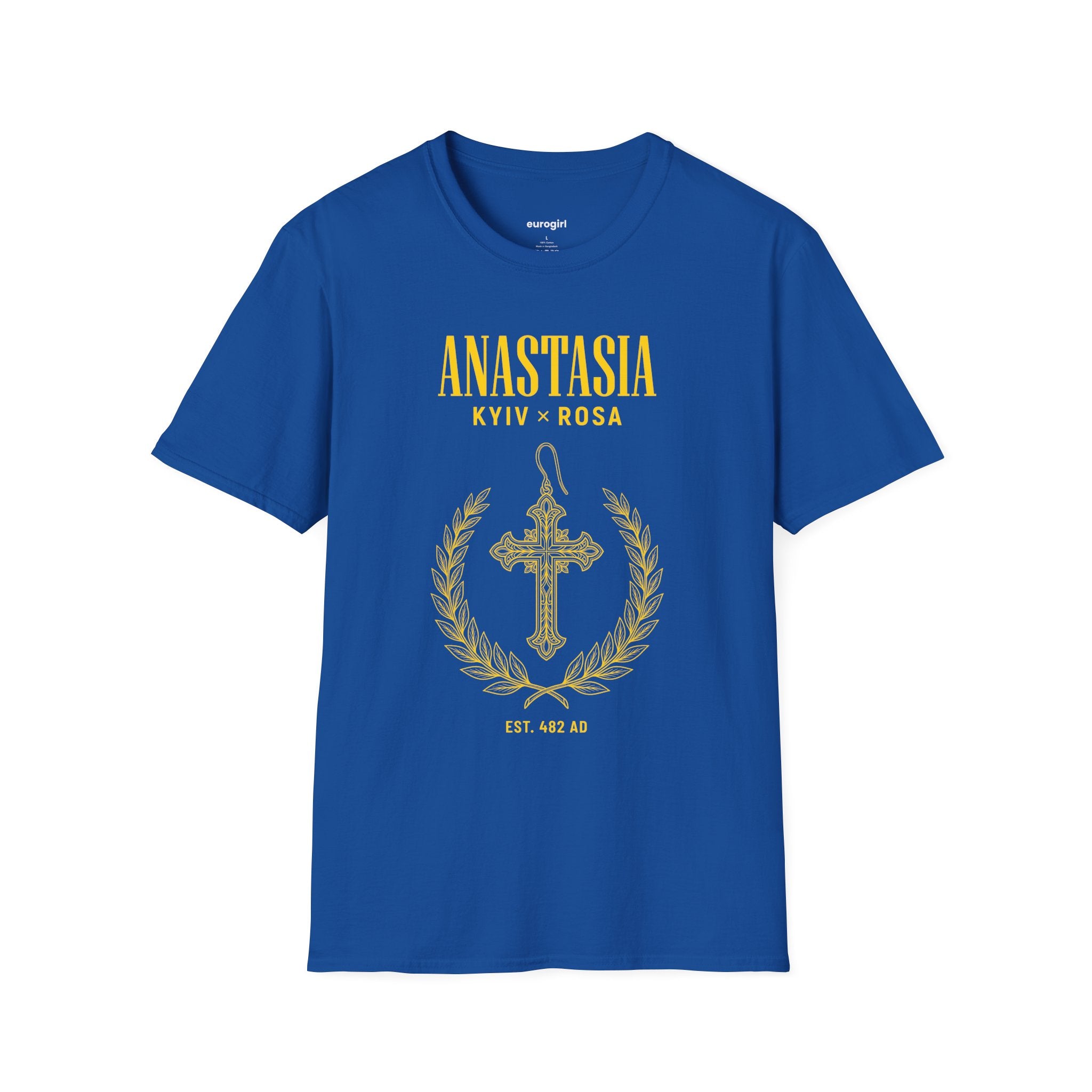 EuroGirl Anastasiax Rosa Kyiv Cross T-Shirt