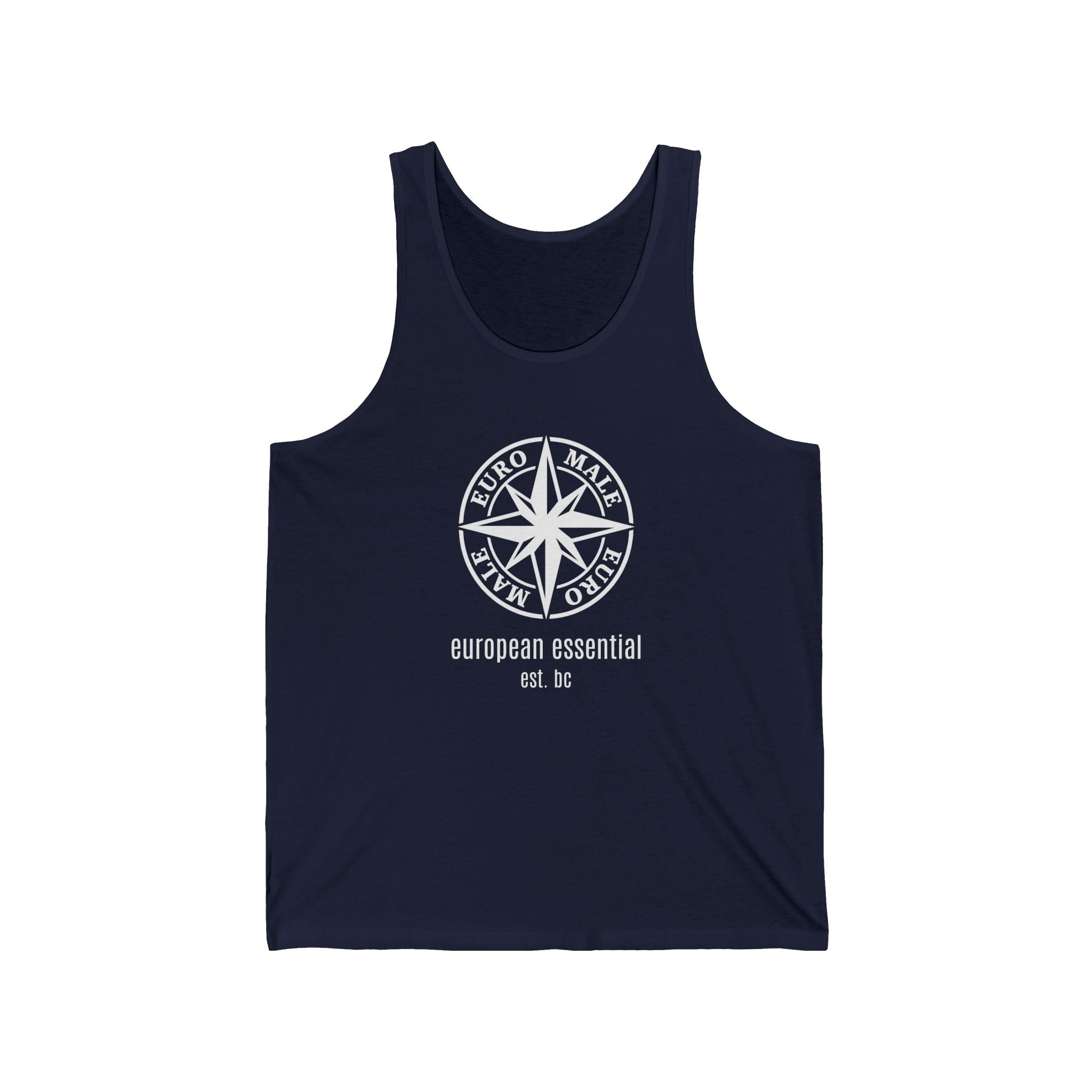 Compass Graphic Tank Top — "European Essential" Logo Vest