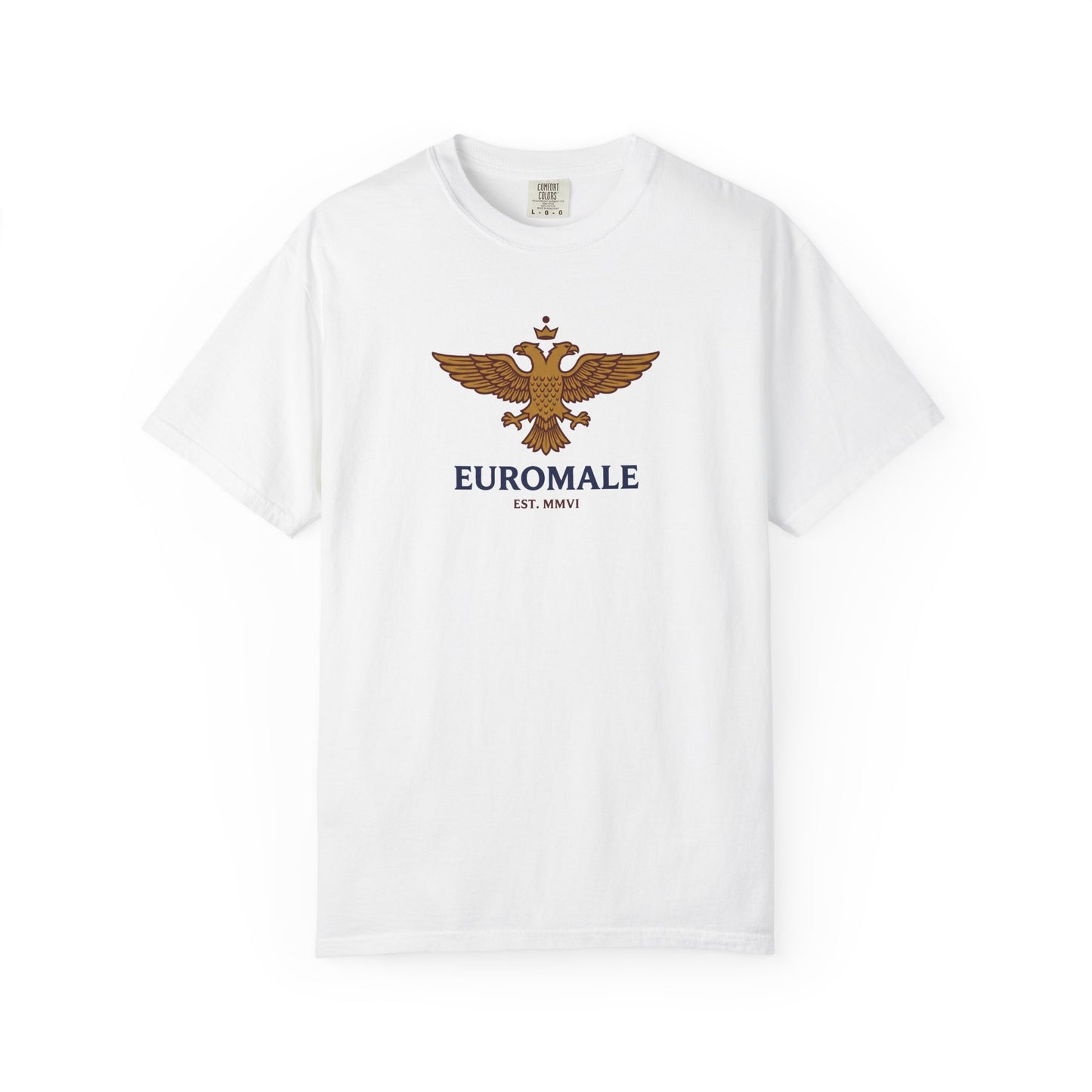 Printify T-Shirt Euro Male Byzantine Ivory Tee