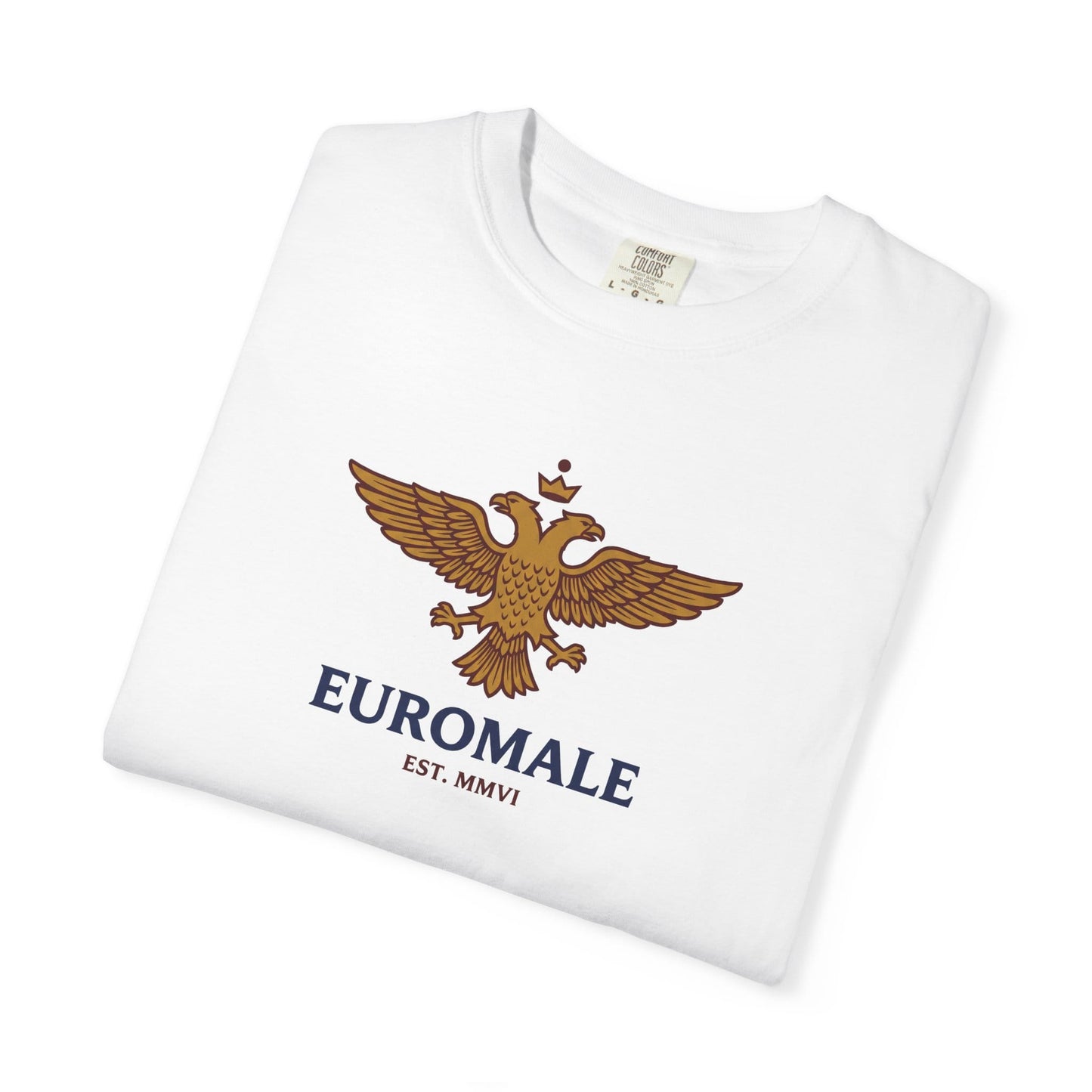 Printify T-Shirt Euro Male Byzantine Ivory Tee
