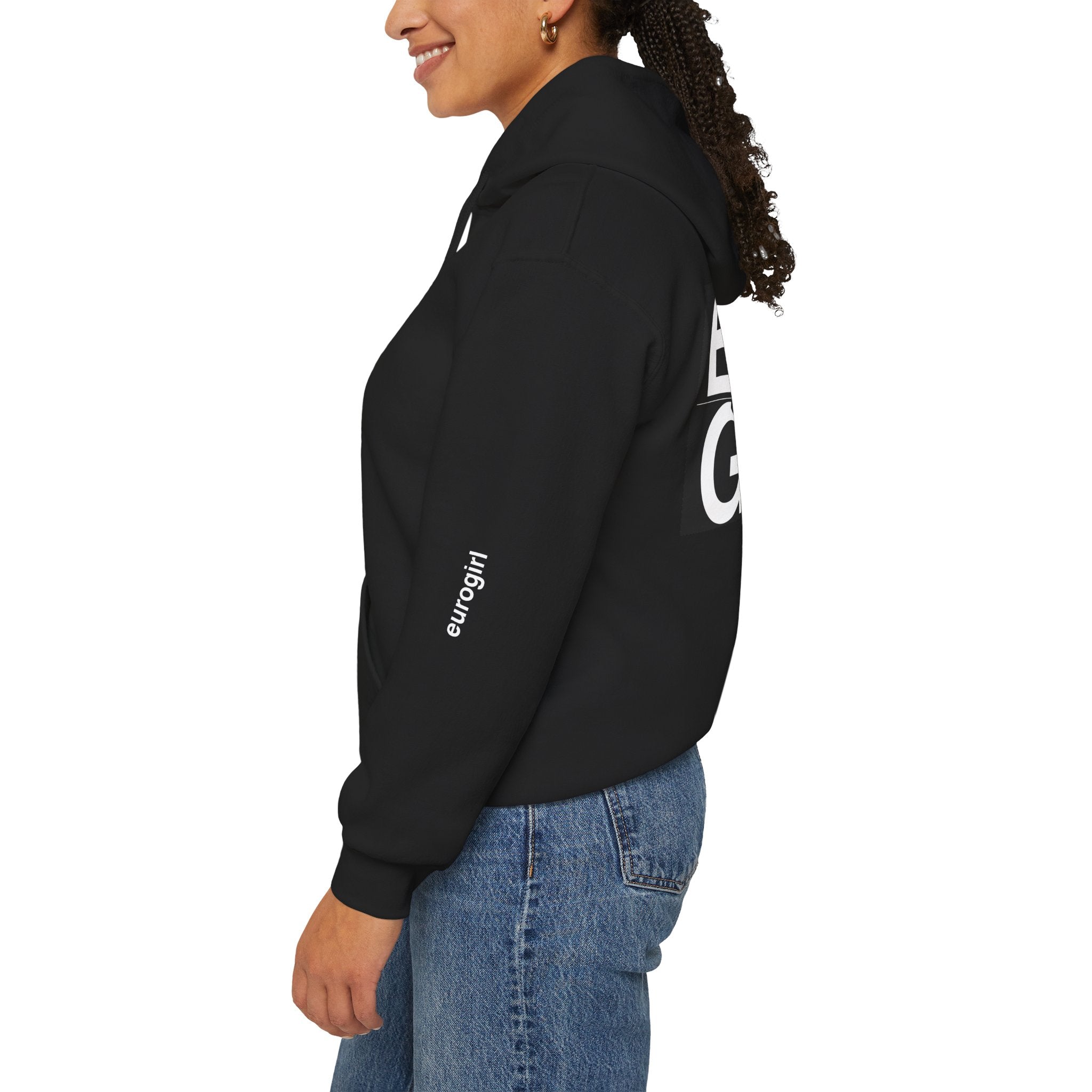 EuroGirl Black Spring Hoodie