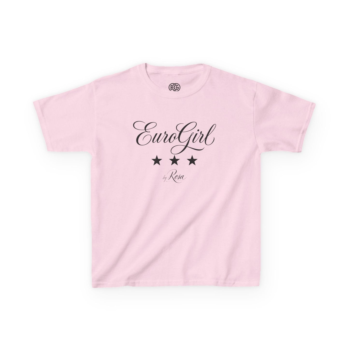 Printify Kids clothes Light Pink / XS EuroGirl Kids Tee — Cute European-Inspired Graphic Shirt