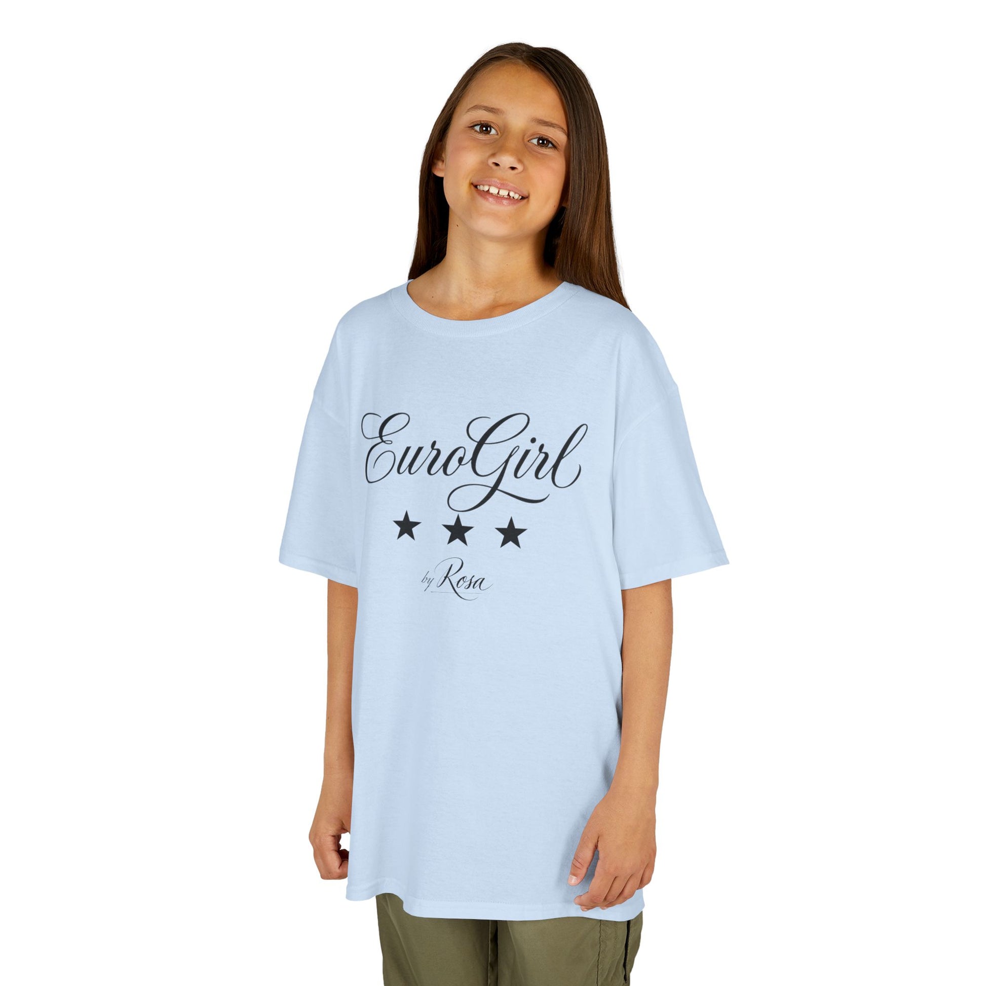 Printify Kids clothes EuroGirl Kids Tee — Cute European-Inspired Graphic Shirt