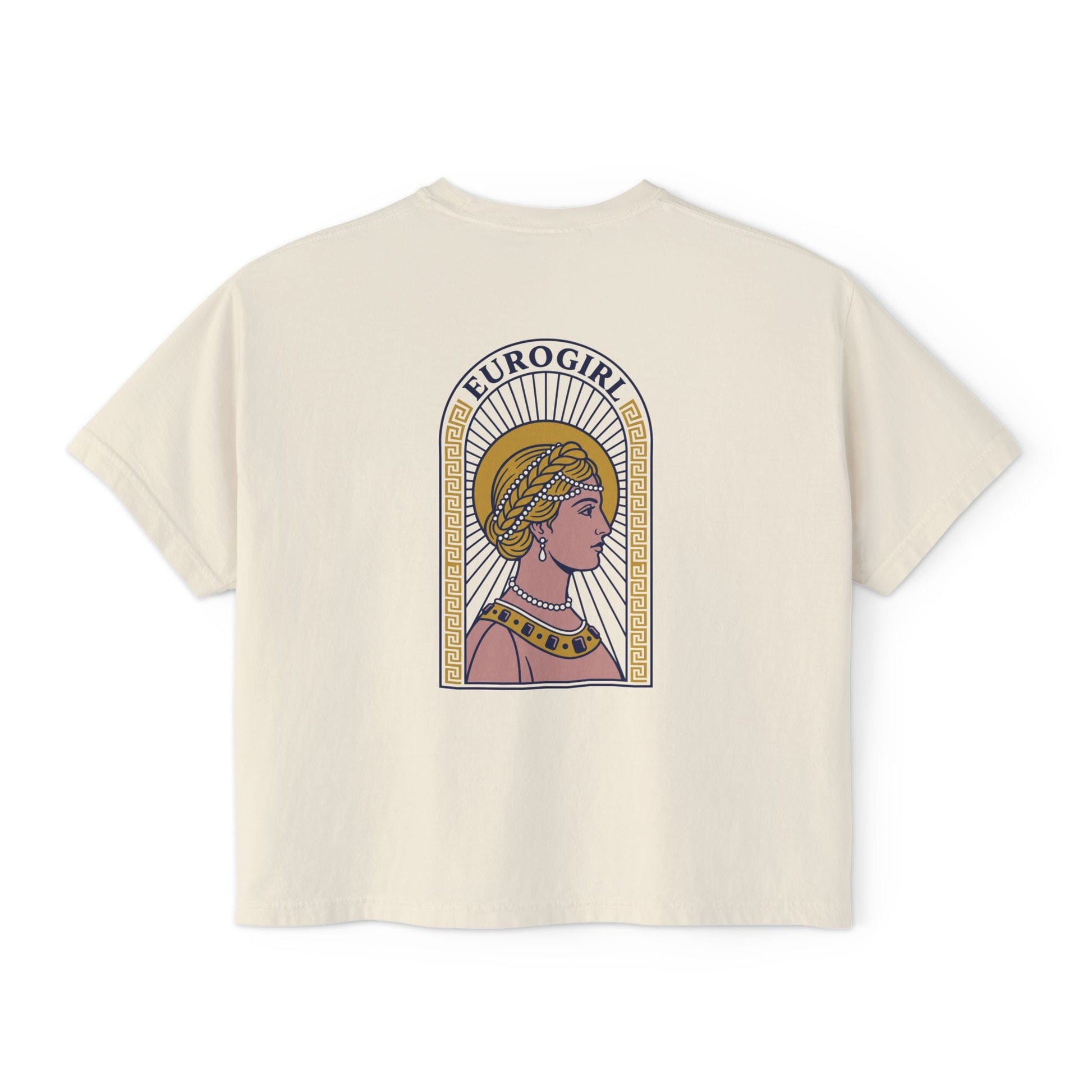 Printify T-Shirt Euro Girl Byzantine Crop