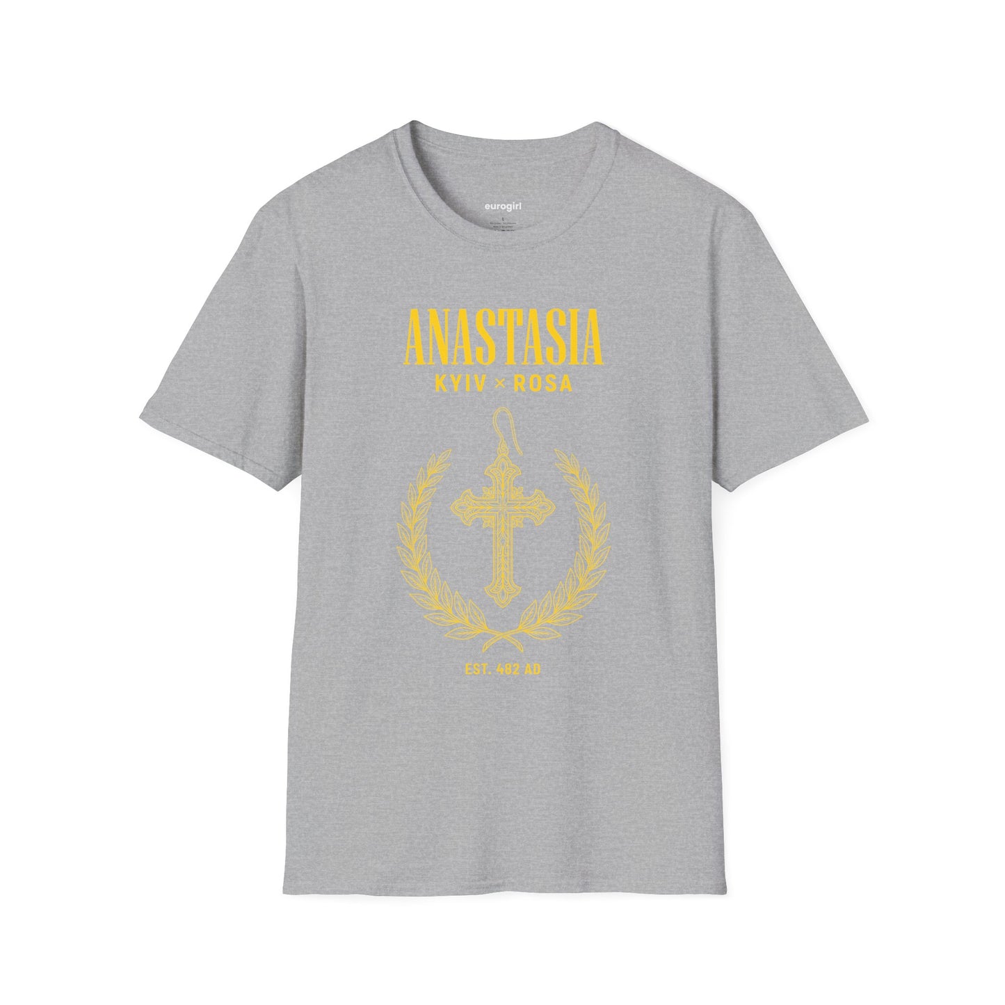 EuroGirl Anastasiax Rosa Kyiv Cross T-Shirt