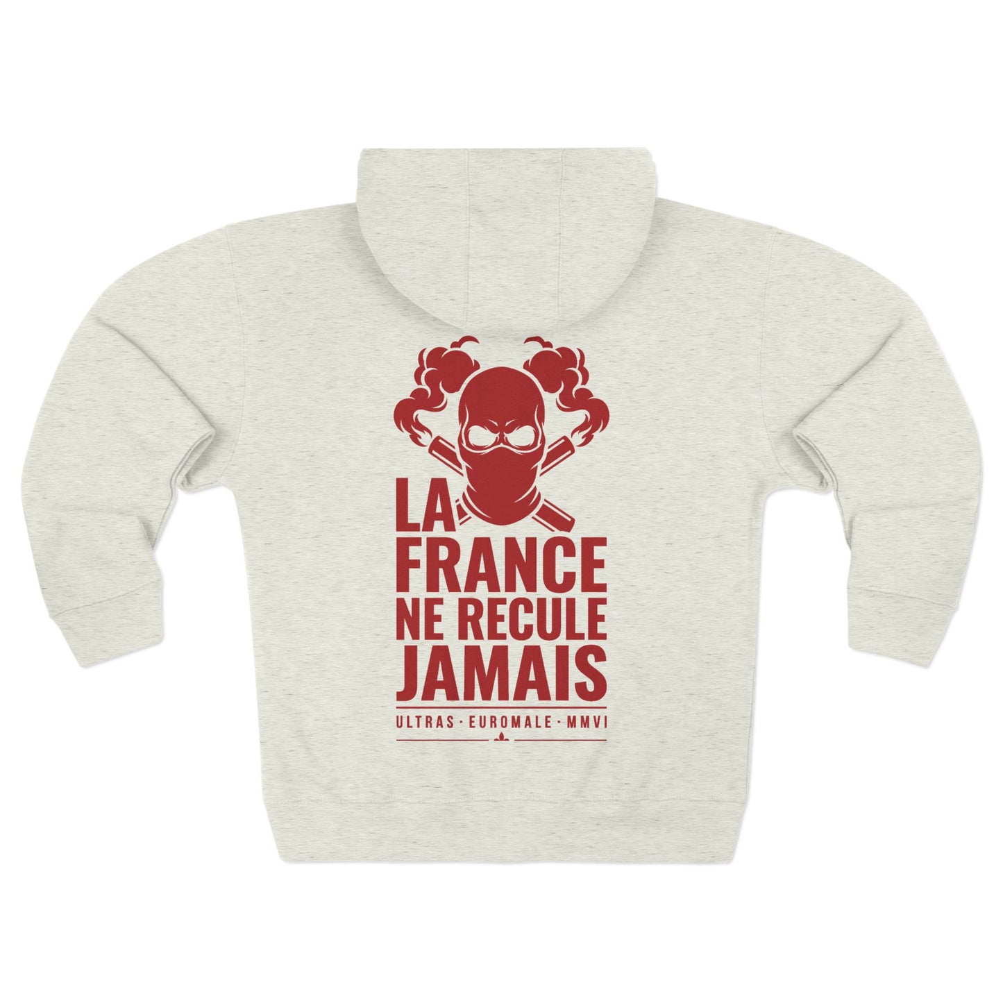 Printify Hoodie La France Ne Recule Jamais Zip Hoodie