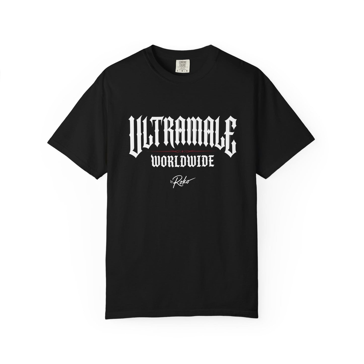Printify T-Shirt Ultra Male Grim Reaper Back-Print T-Shirt — 'Hasta Que Muera' Gothic Graphic Tee