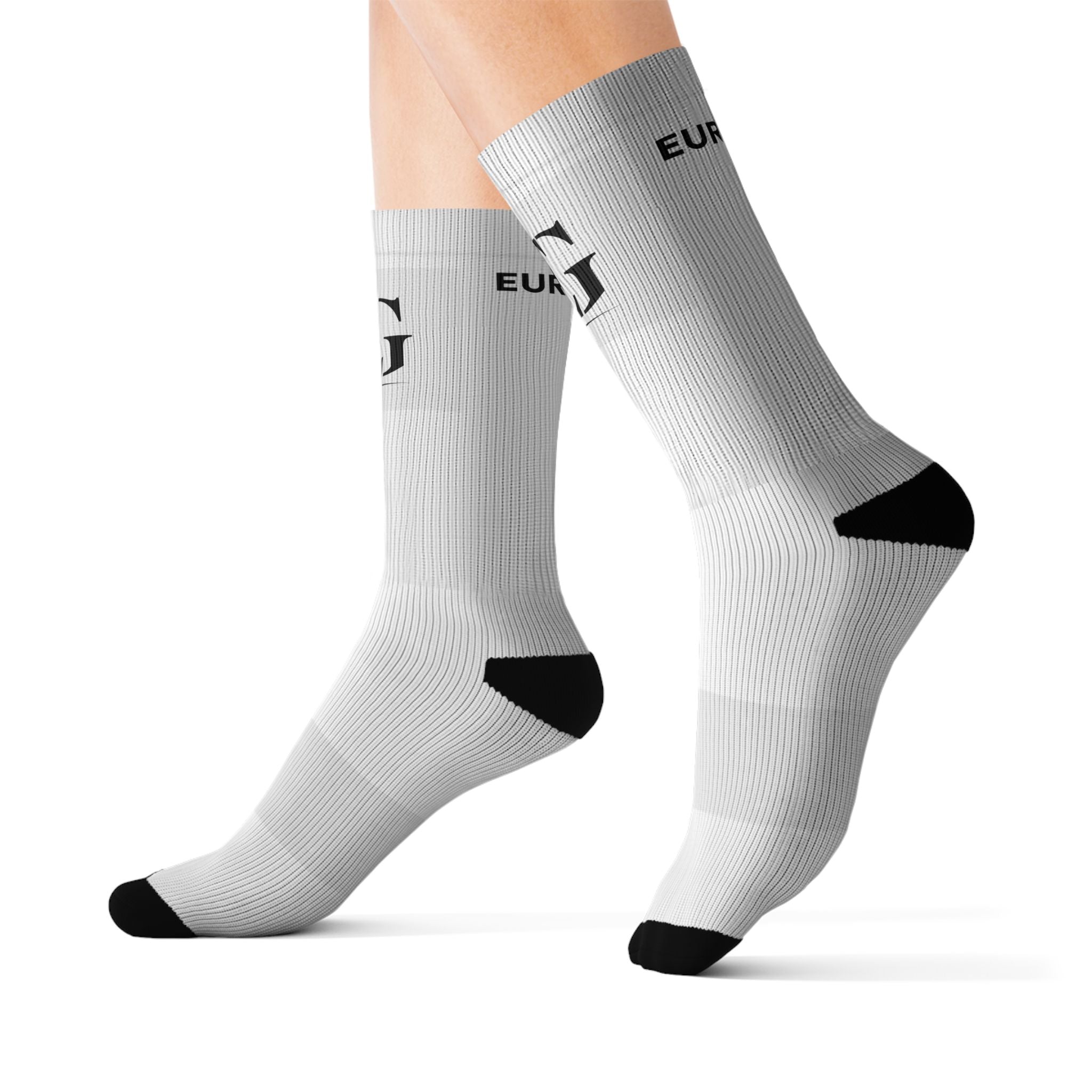 Eurogirl Sublimation Socks — Custom Athletic Crew Socks