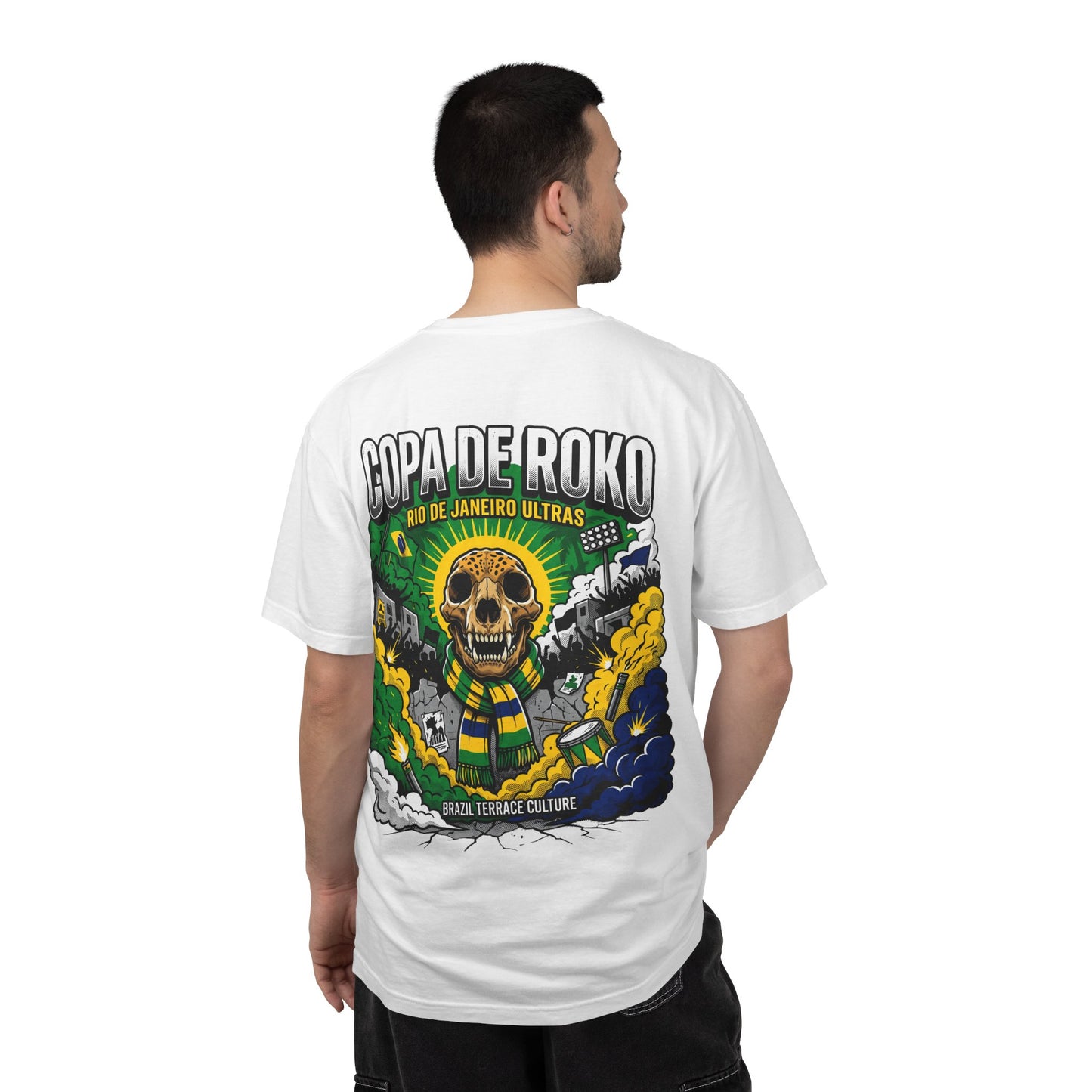 Printify T-Shirt Roko's Ultra Male Brasil Copa de Roko