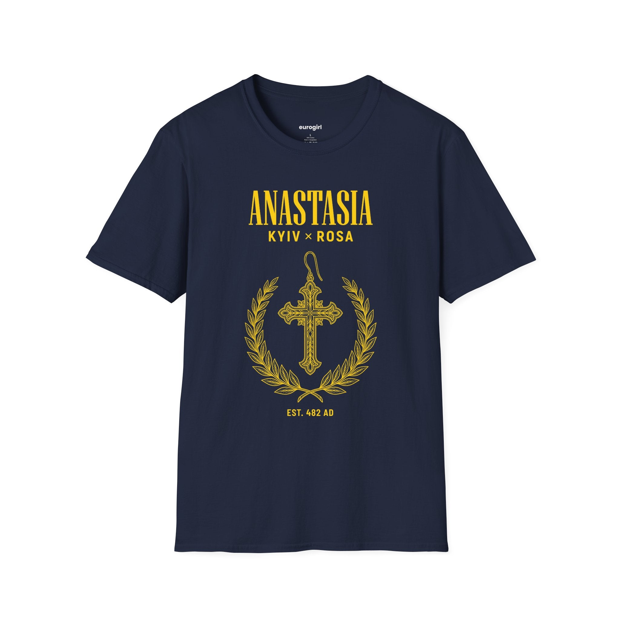 EuroGirl Anastasiax Rosa Kyiv Cross T-Shirt