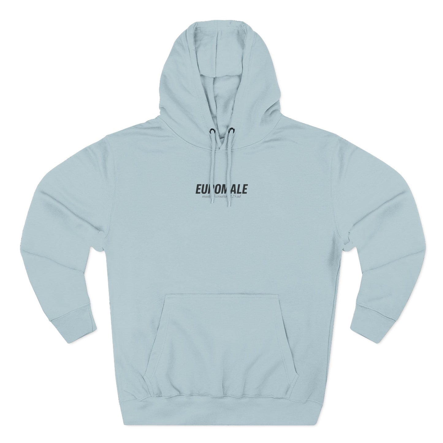 Printify Hoodie Euromale 'Fear of Mog' Hoodie – Minimal Graphic Fleece Pullover