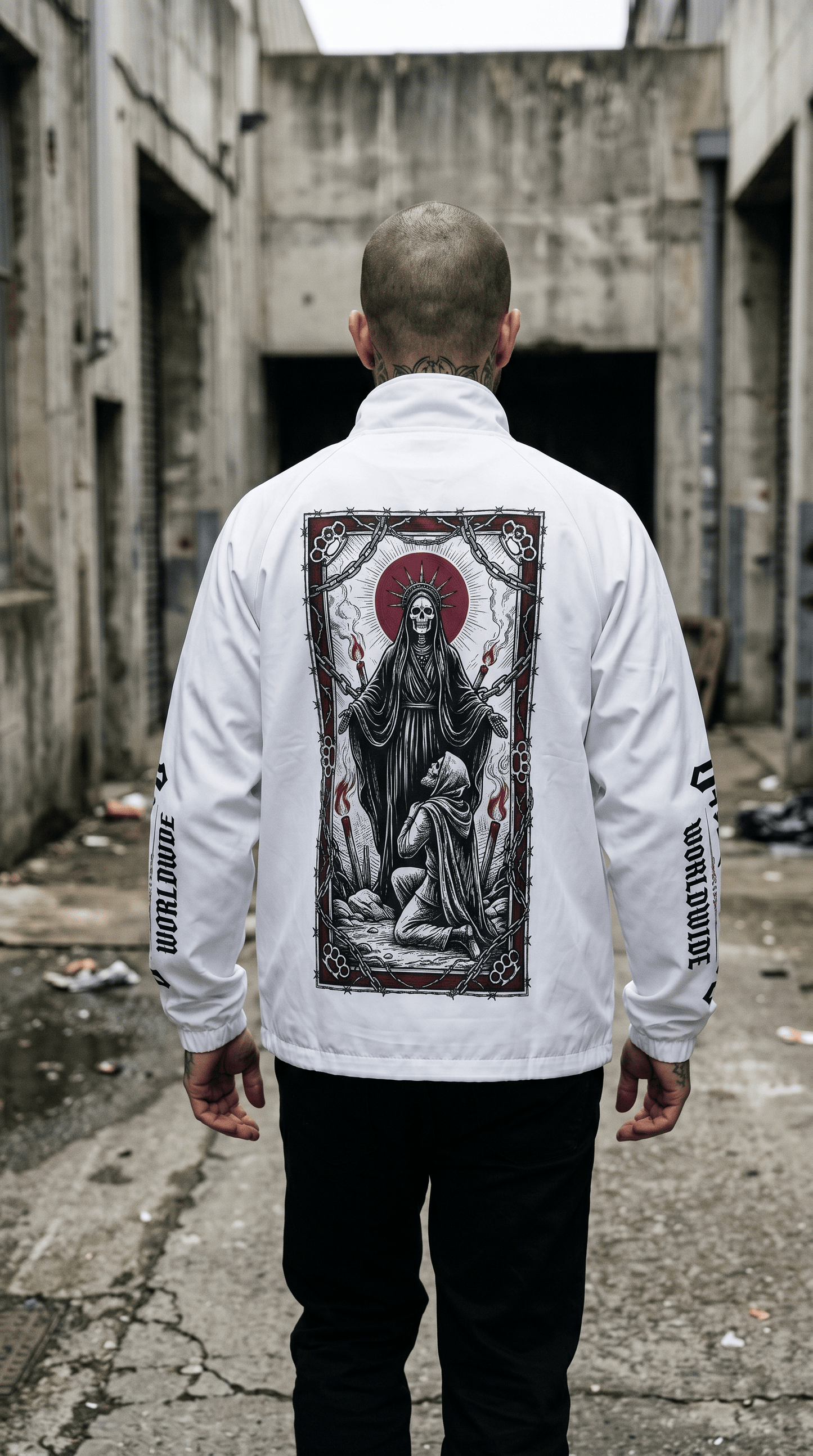 Yoycol UltraMale Santa Muerte Stadium Jacket