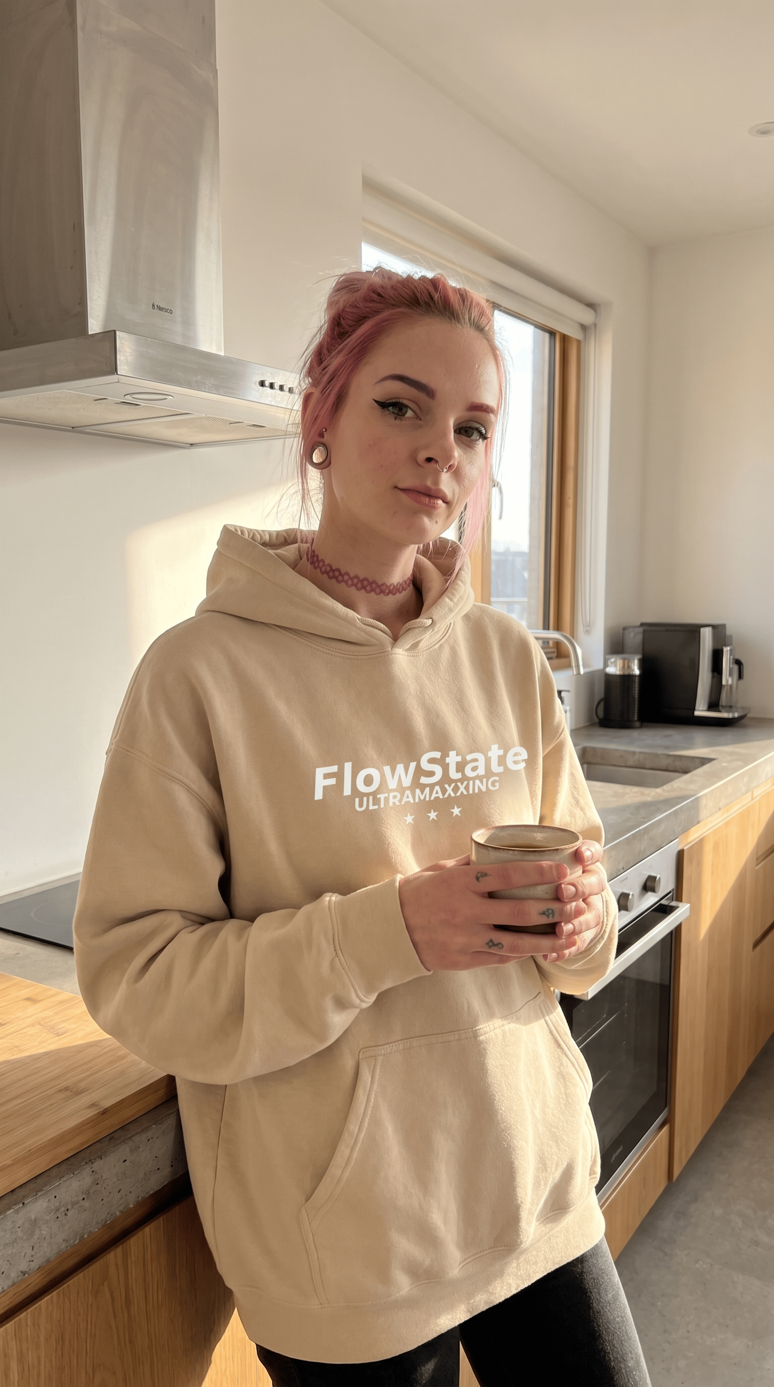 Printify Hoodie Flow State UltraMaxxing Logo Hoodie
