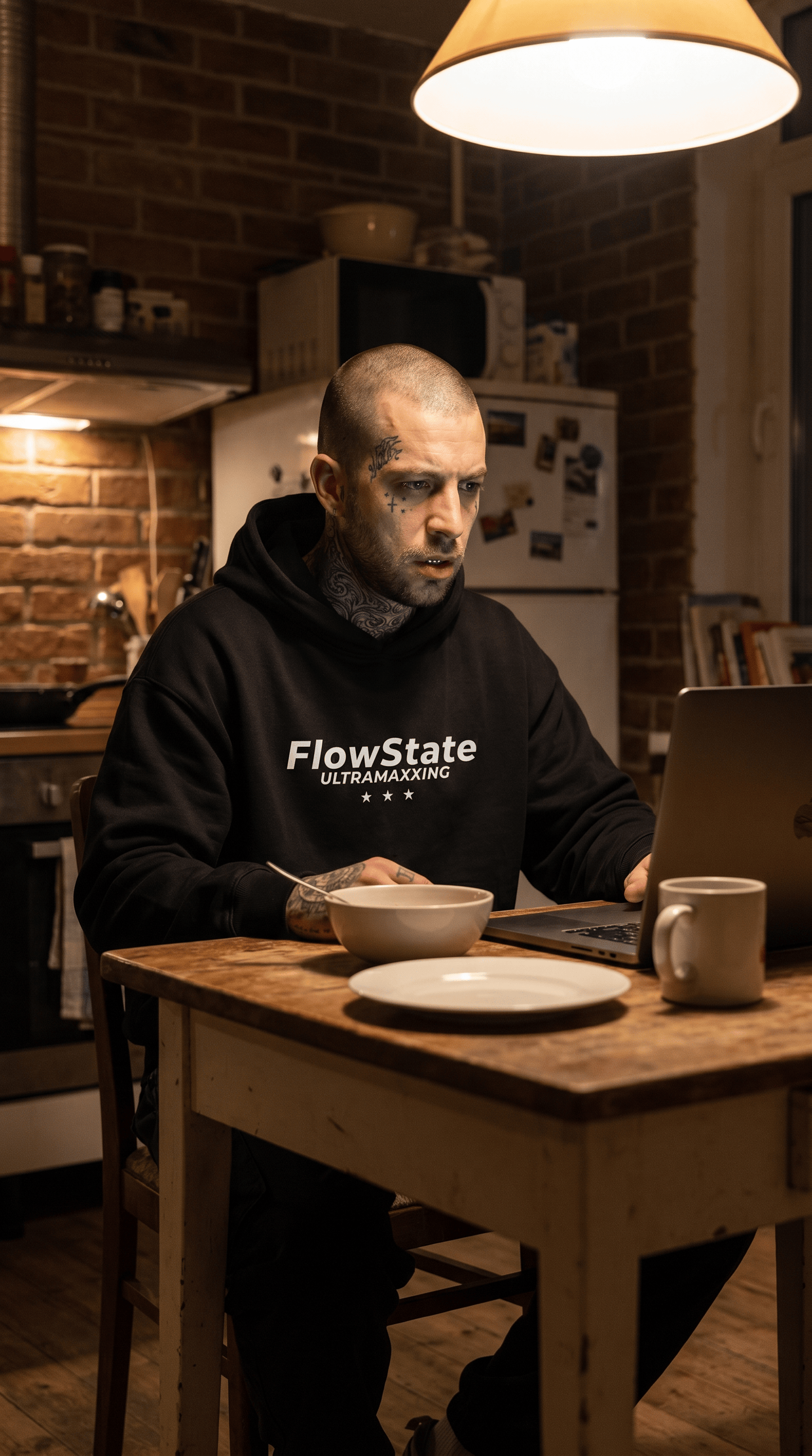 Printify Hoodie Flow State UltraMaxxing Logo Hoodie