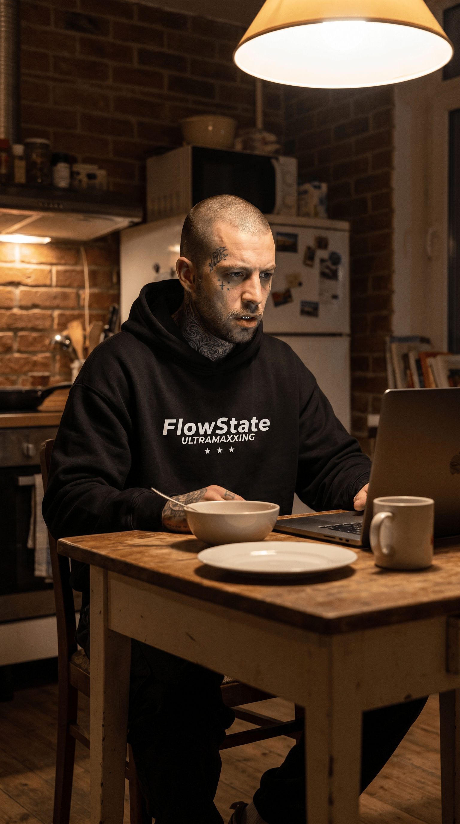 Printify Hoodie Flow State UltraMaxxing Logo Hoodie